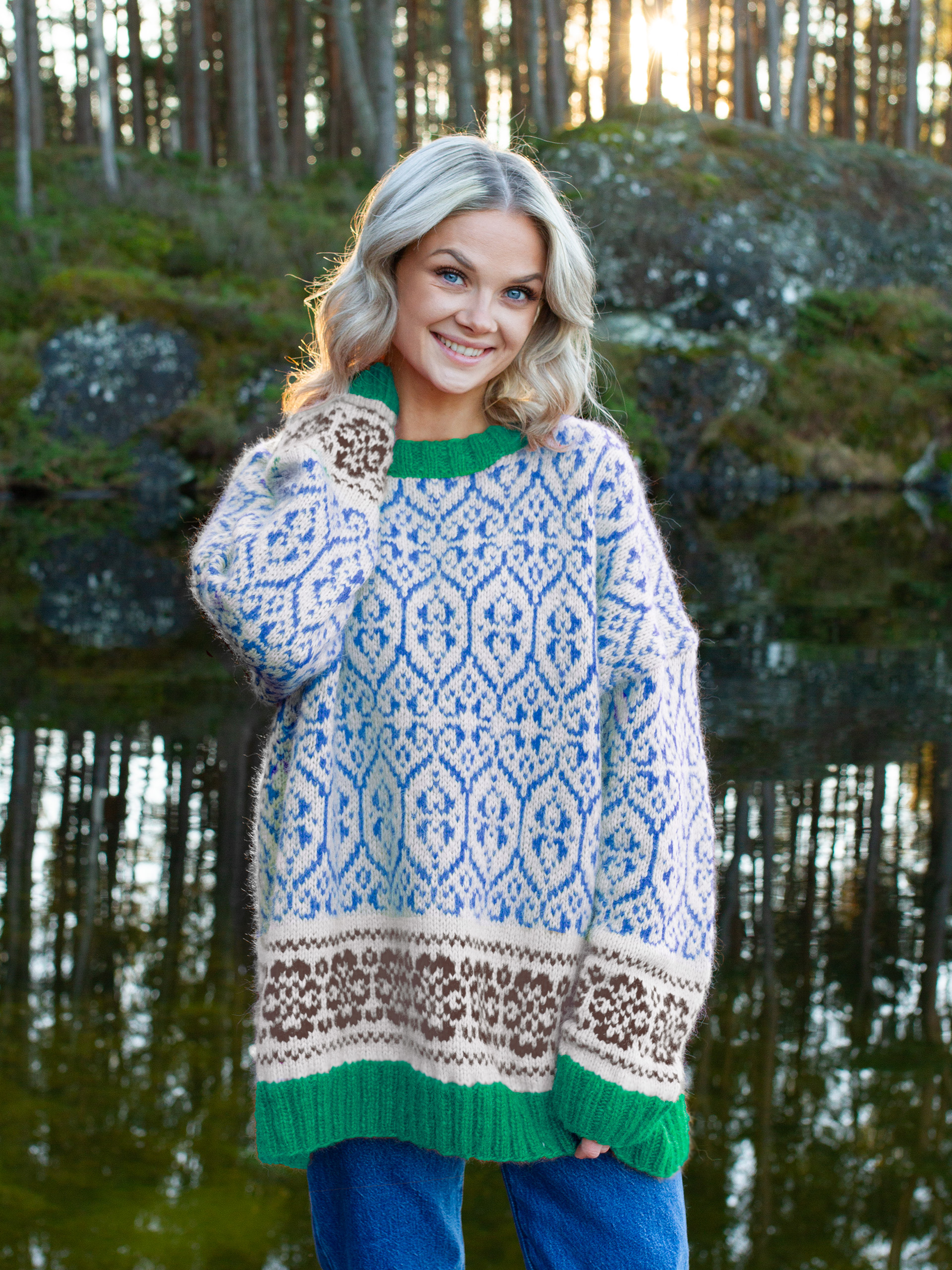 521K-18e FLID tröja vol.2 blå