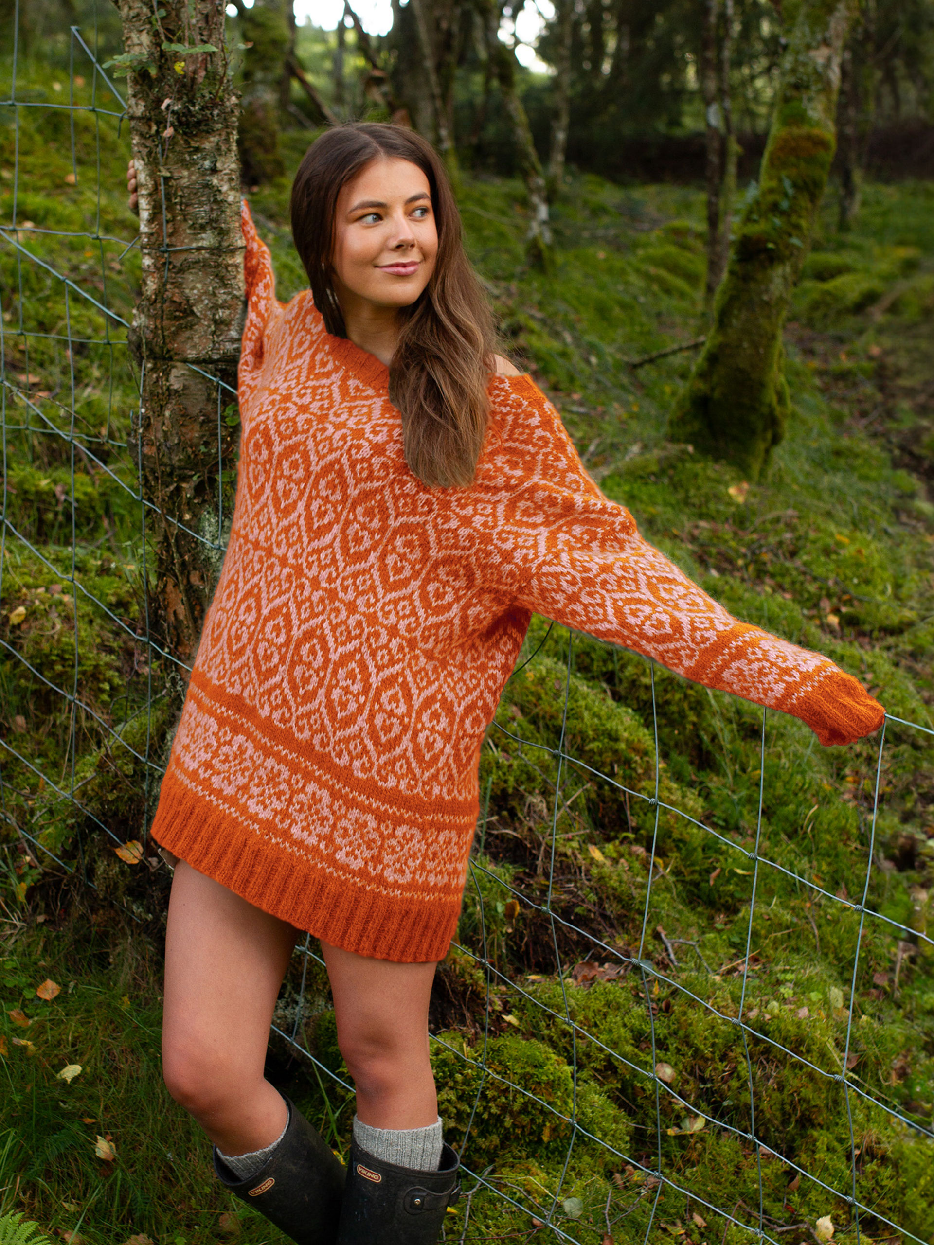 425K-02 FLID tröja vol.1 orange