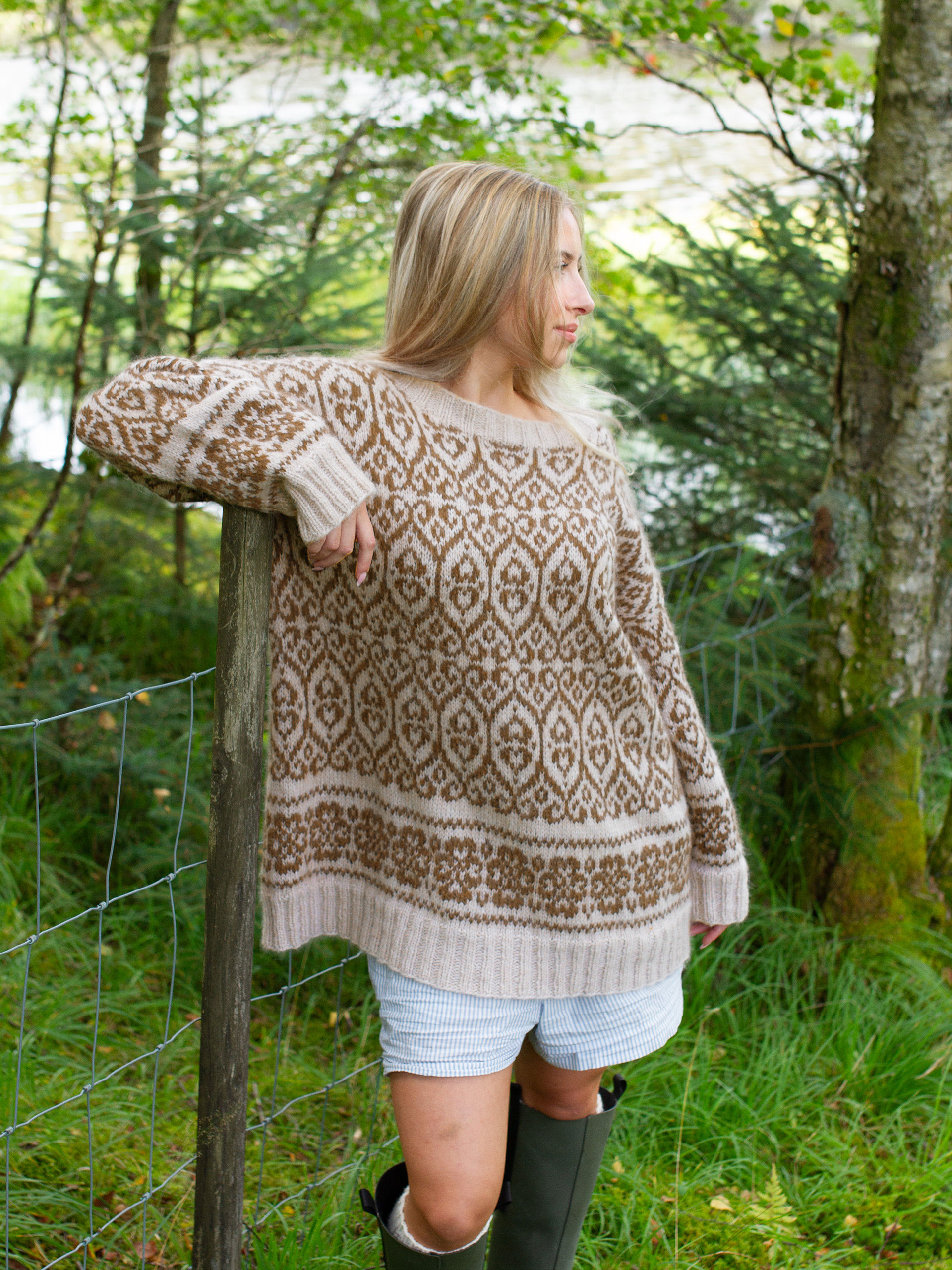 425K-02 FLID tröja vol.1 sand koppar