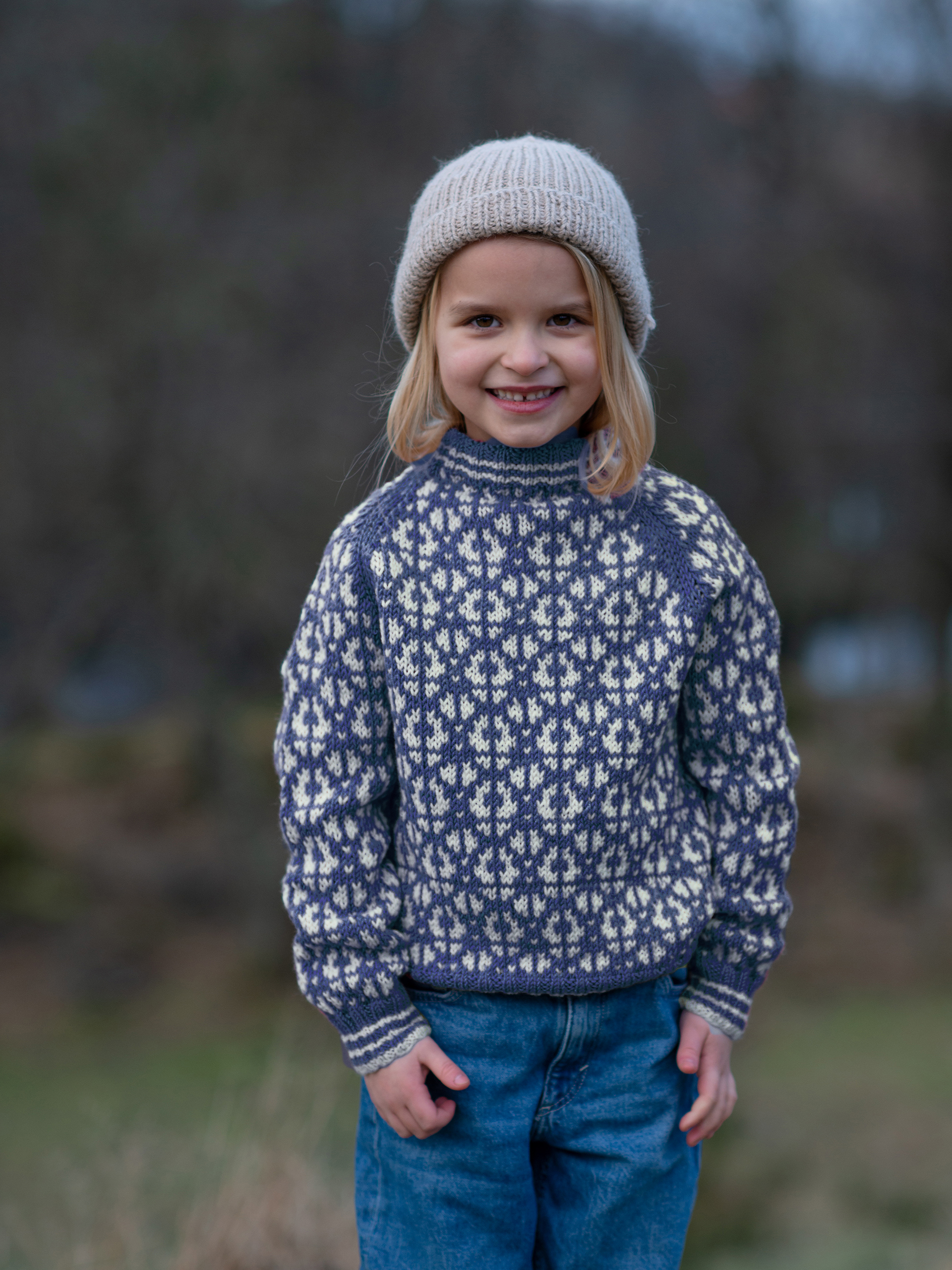 Flokk Mini tröja denim