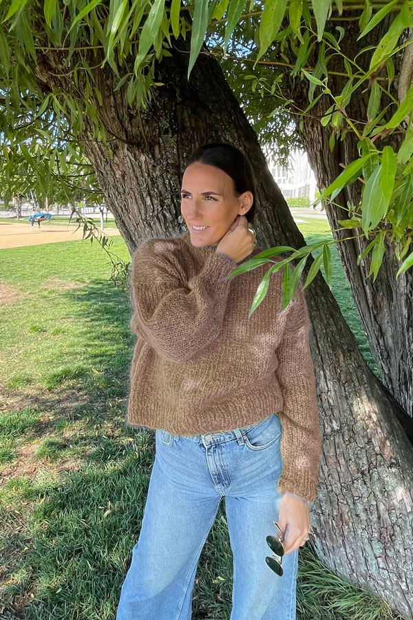 Fritidsgenseren ljus brun