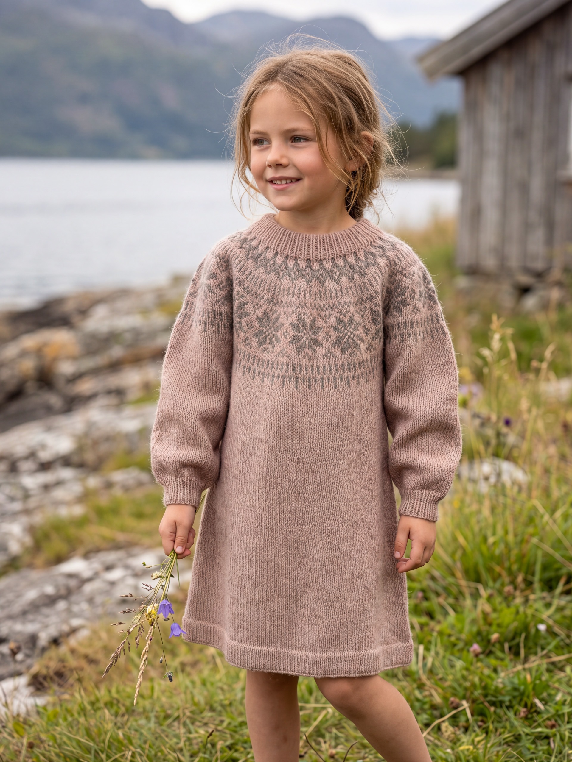 621MS-38a Chunky Selbu klänning (Stay)