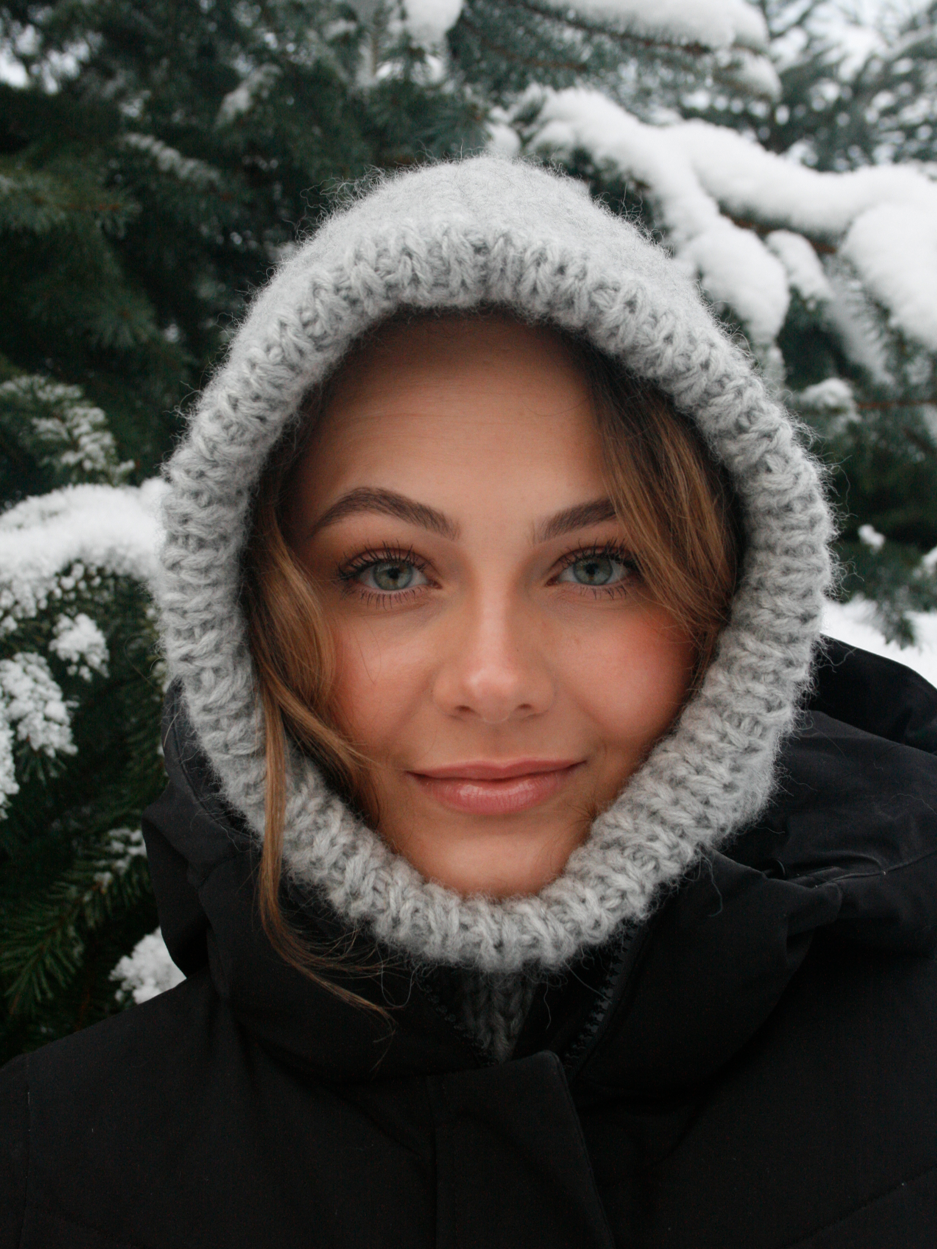 LYKKE balaklava 2 grå