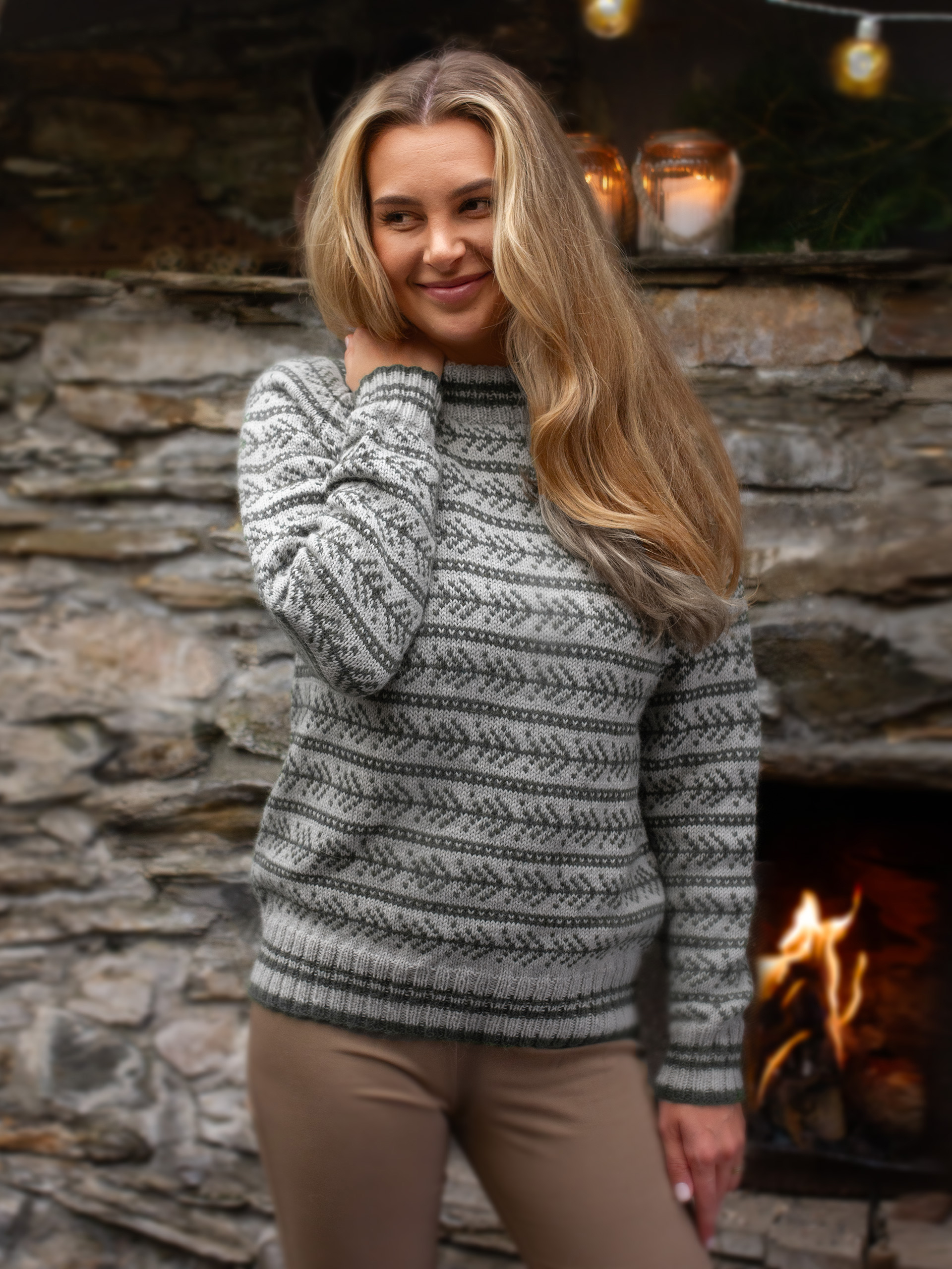 GRANSKOTT tröja grå