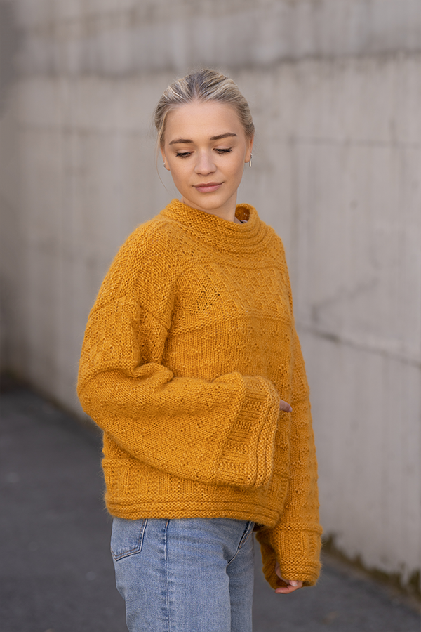 Harmoni tröja ockra