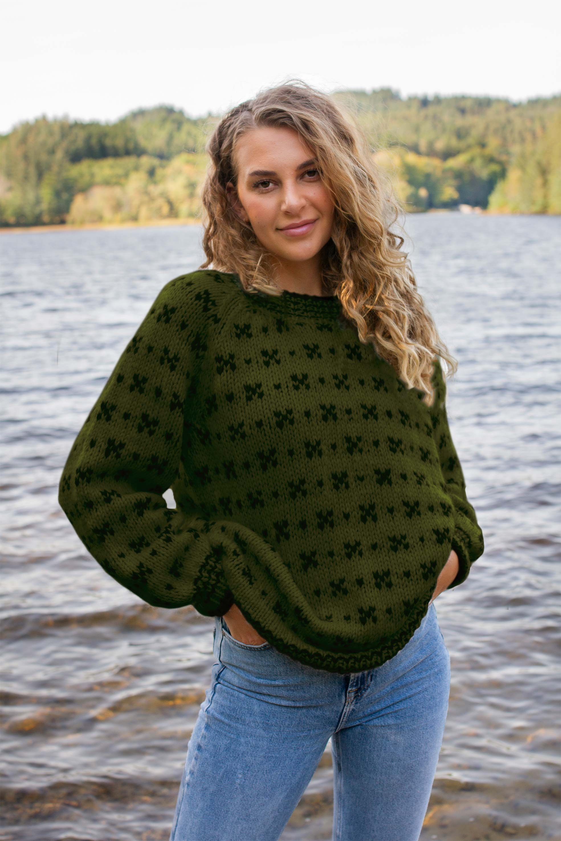 HUSAVIK mørk oliven