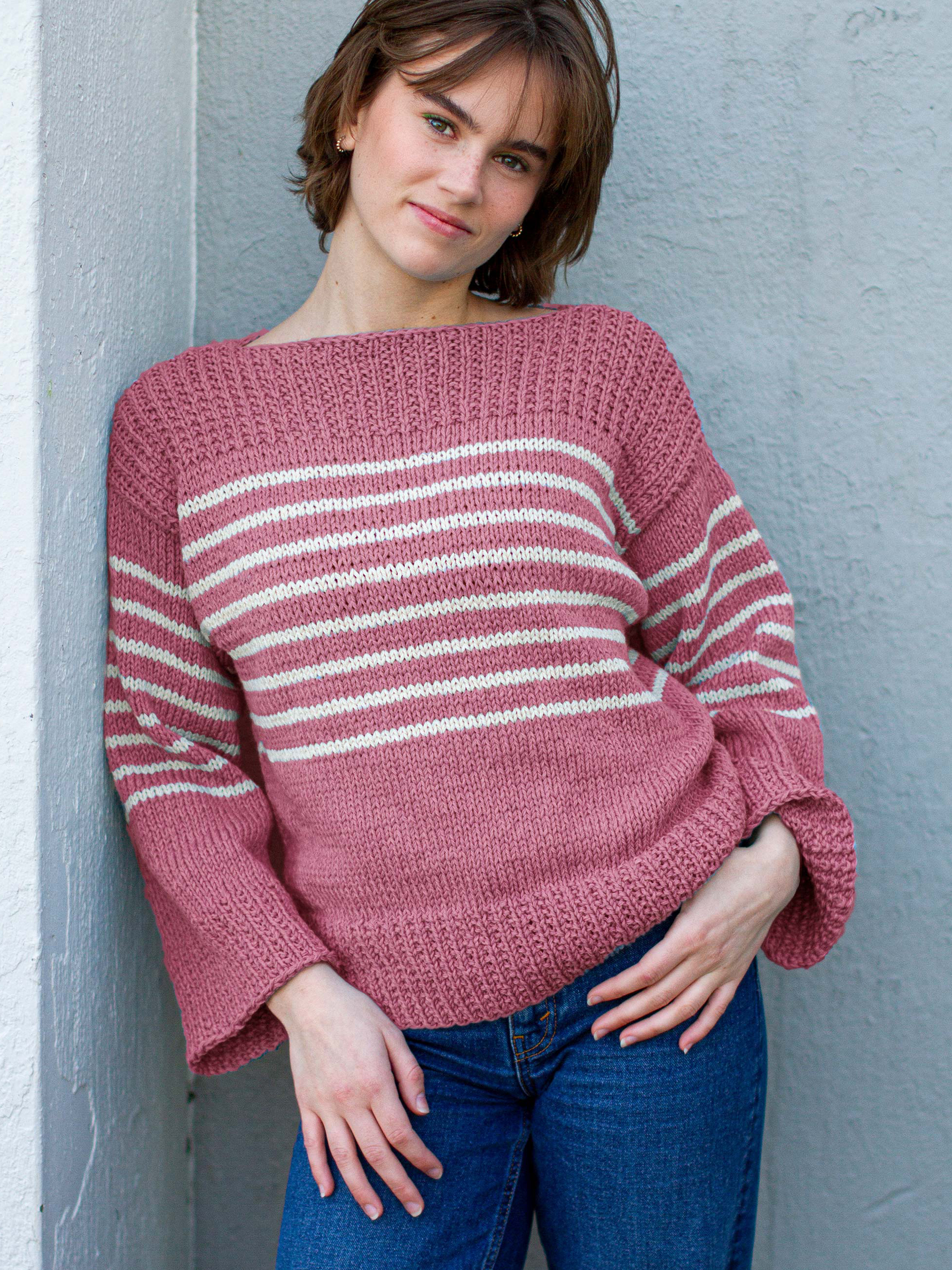 JEAN töja gammelrosa