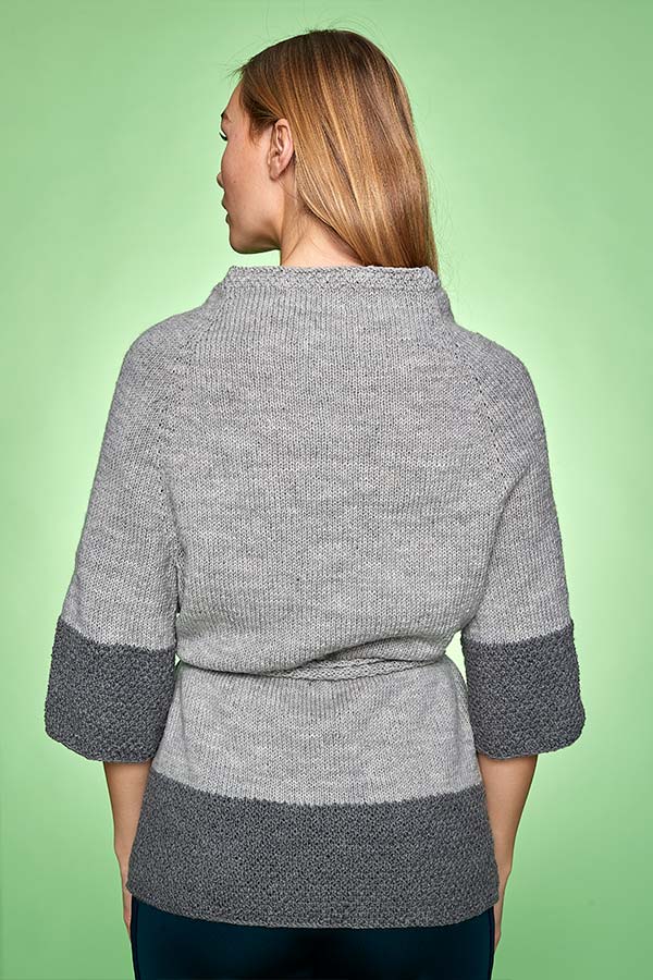 Kimono med trekvartsärm