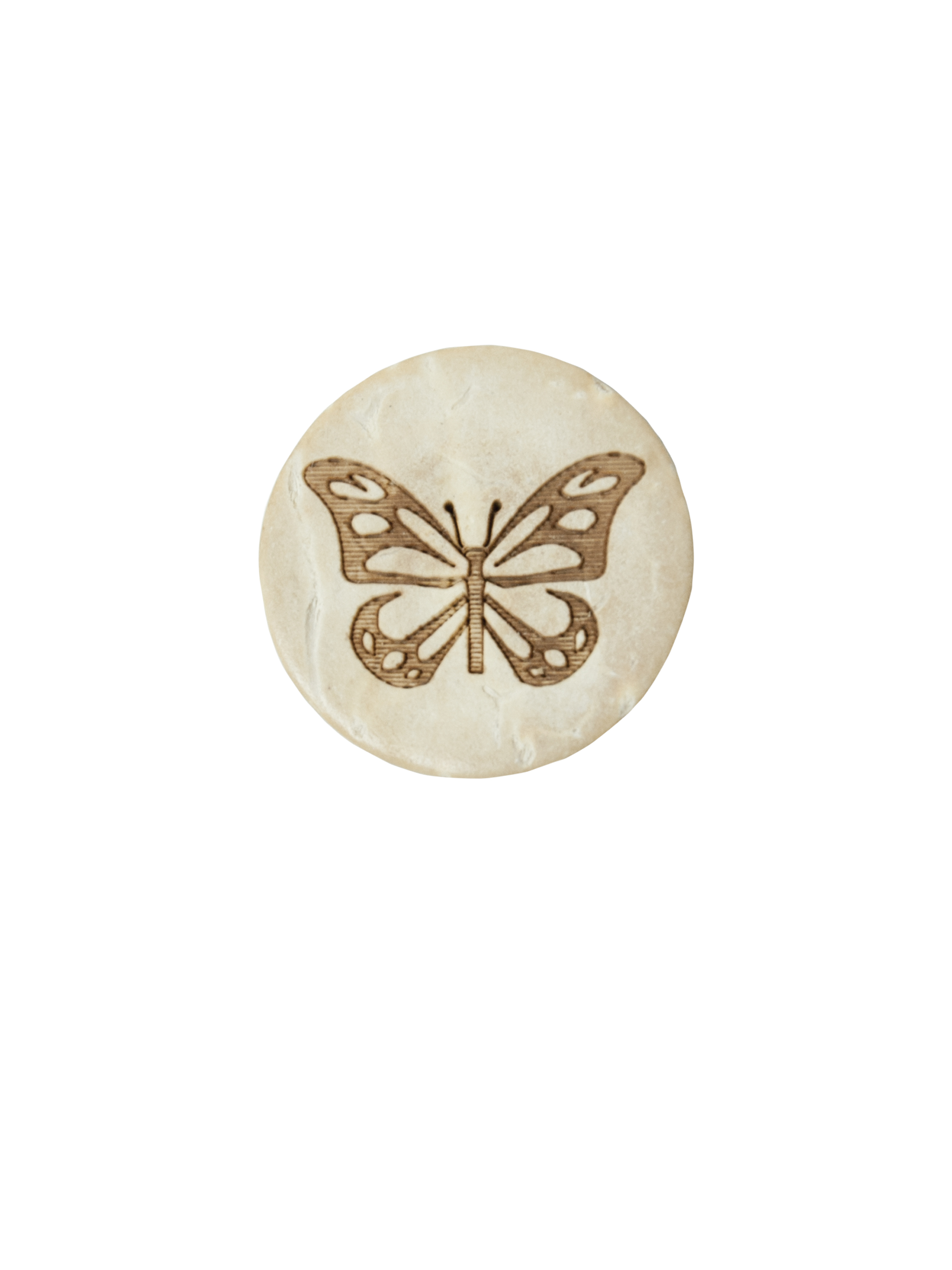 Knapp Fjäril 18mm