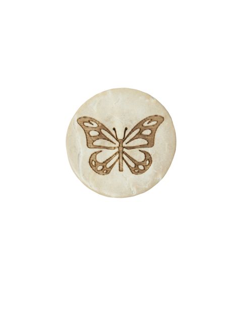 Knapp Fjäril 18mm