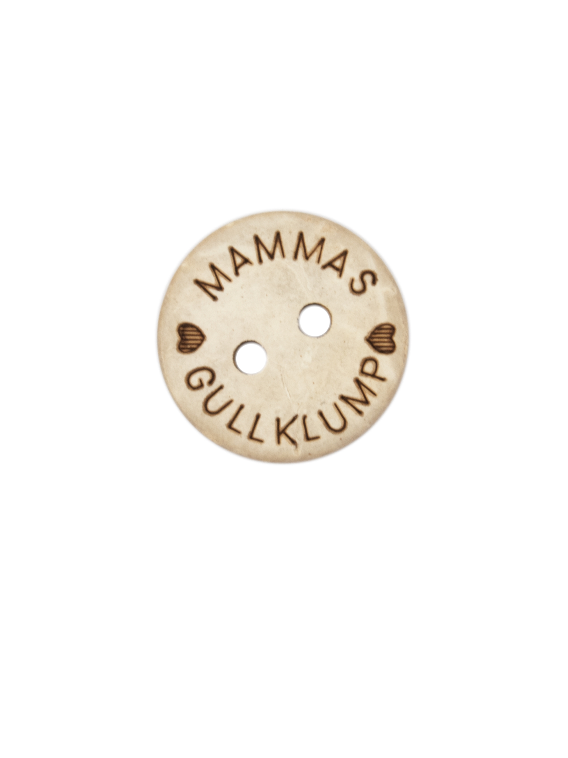 Knap Mammas Gullklump 15mm