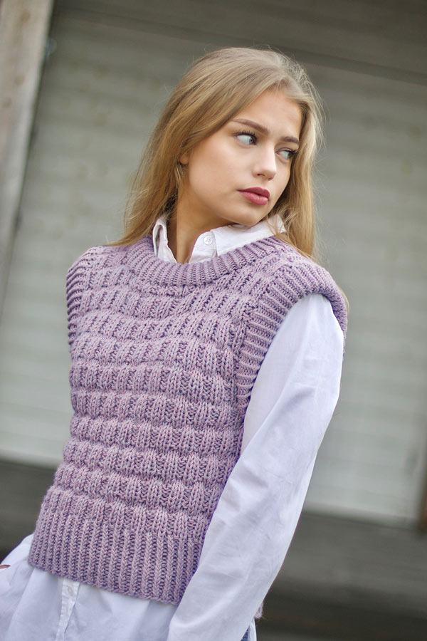 KRAKK VÄST ljus lila