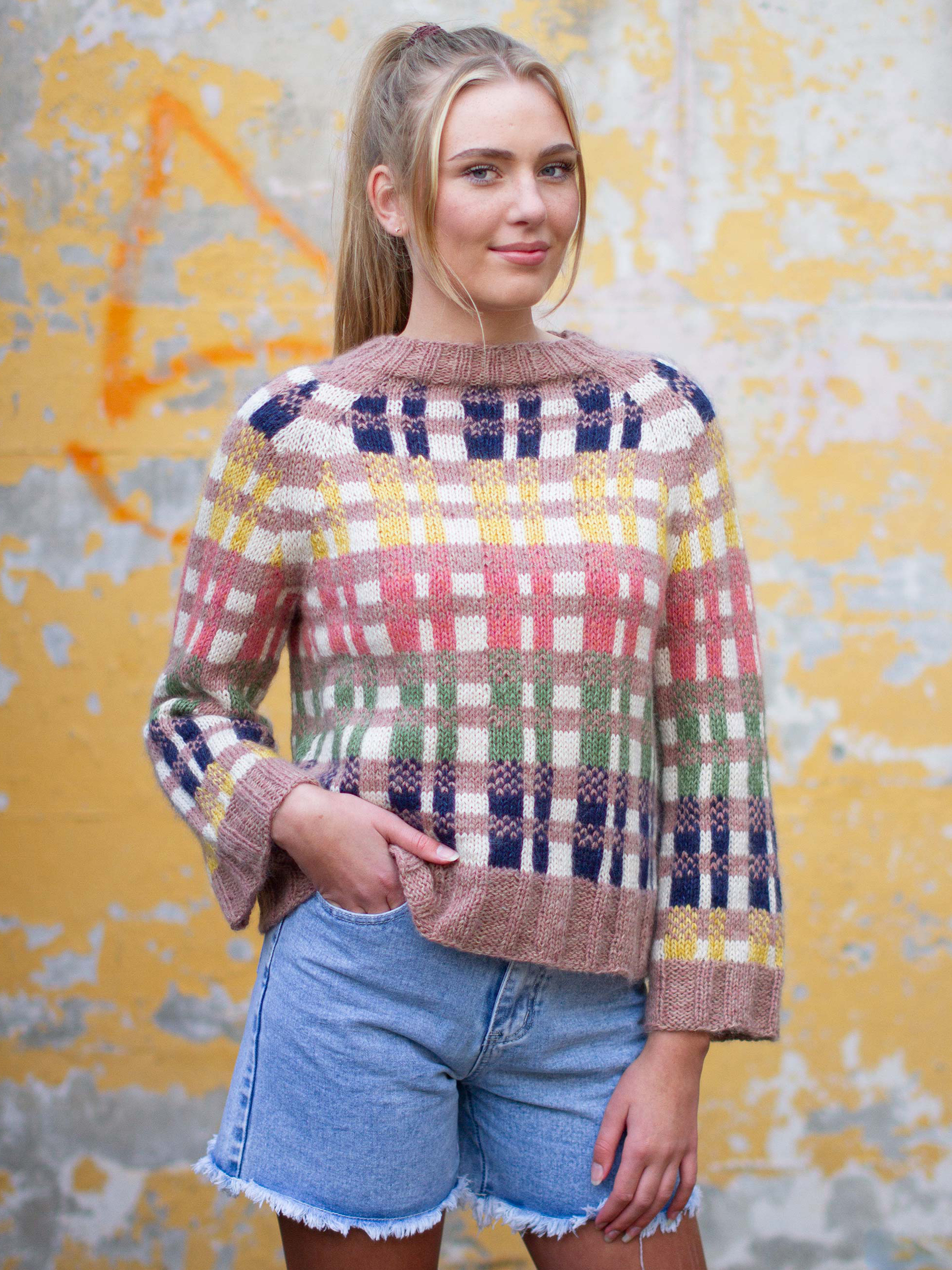 KYLIE tröja gammelrosa