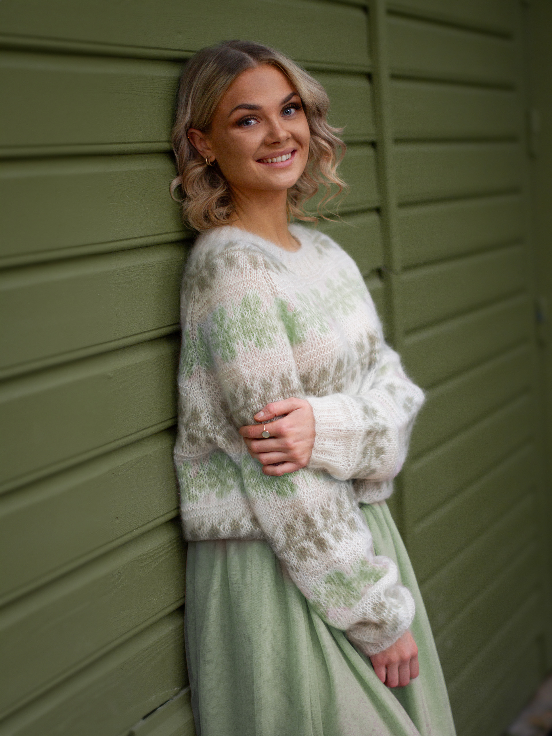 421K-06b LAUVSPRETT SILK