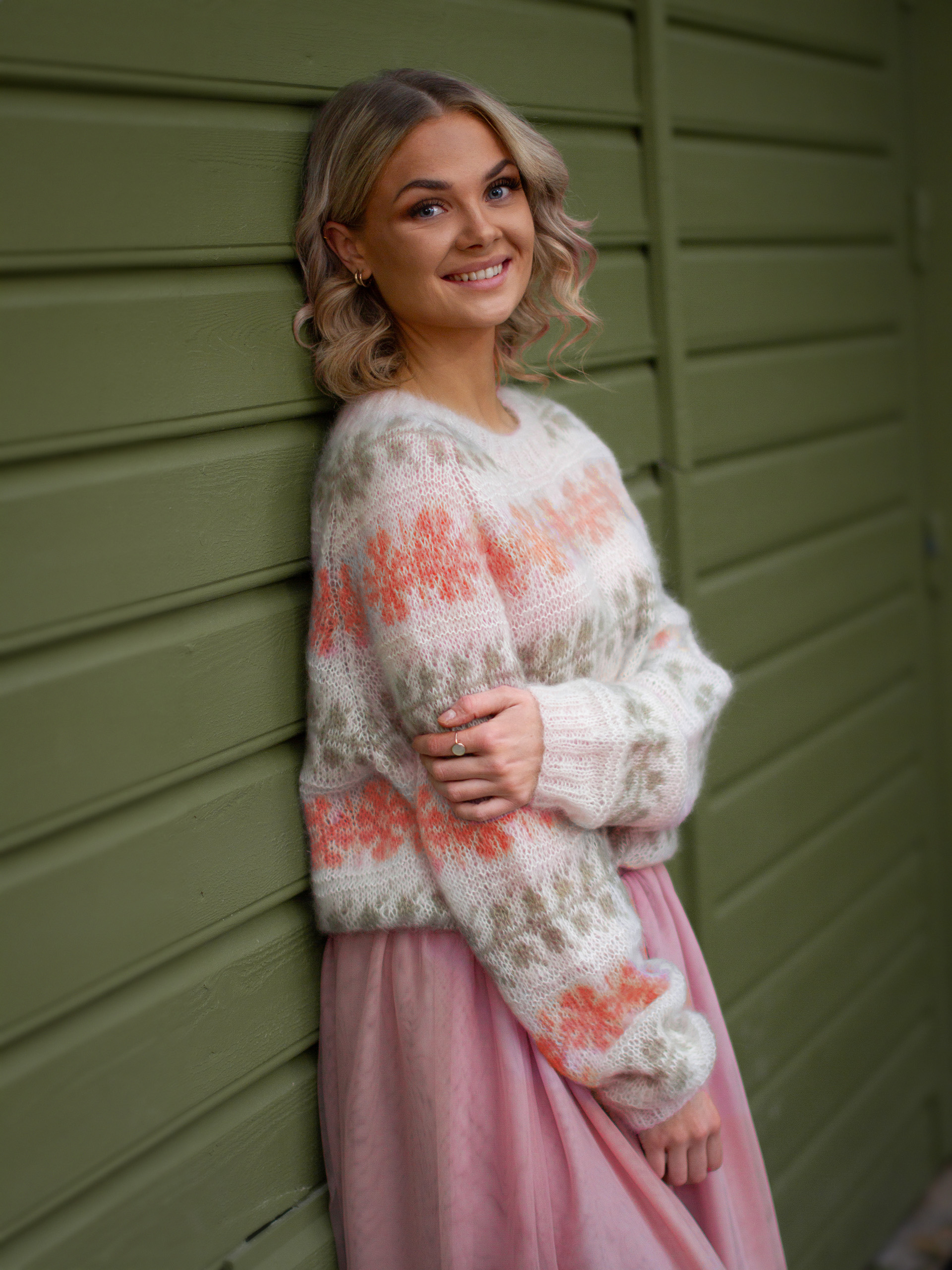 421K-06f LAUVSPRETT SILK