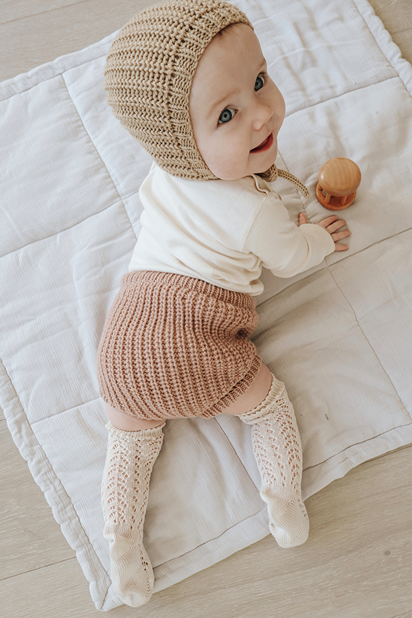 Lille bleiebukse beigepink