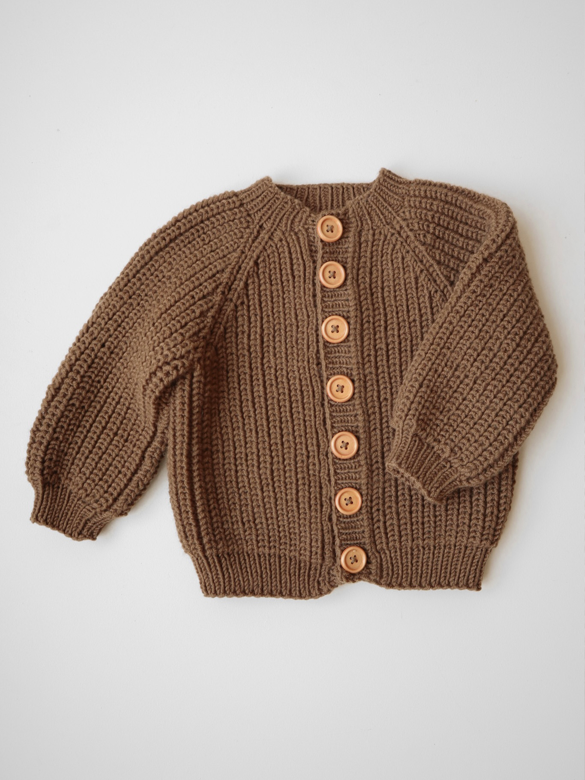 Lille cardigan earthy brown