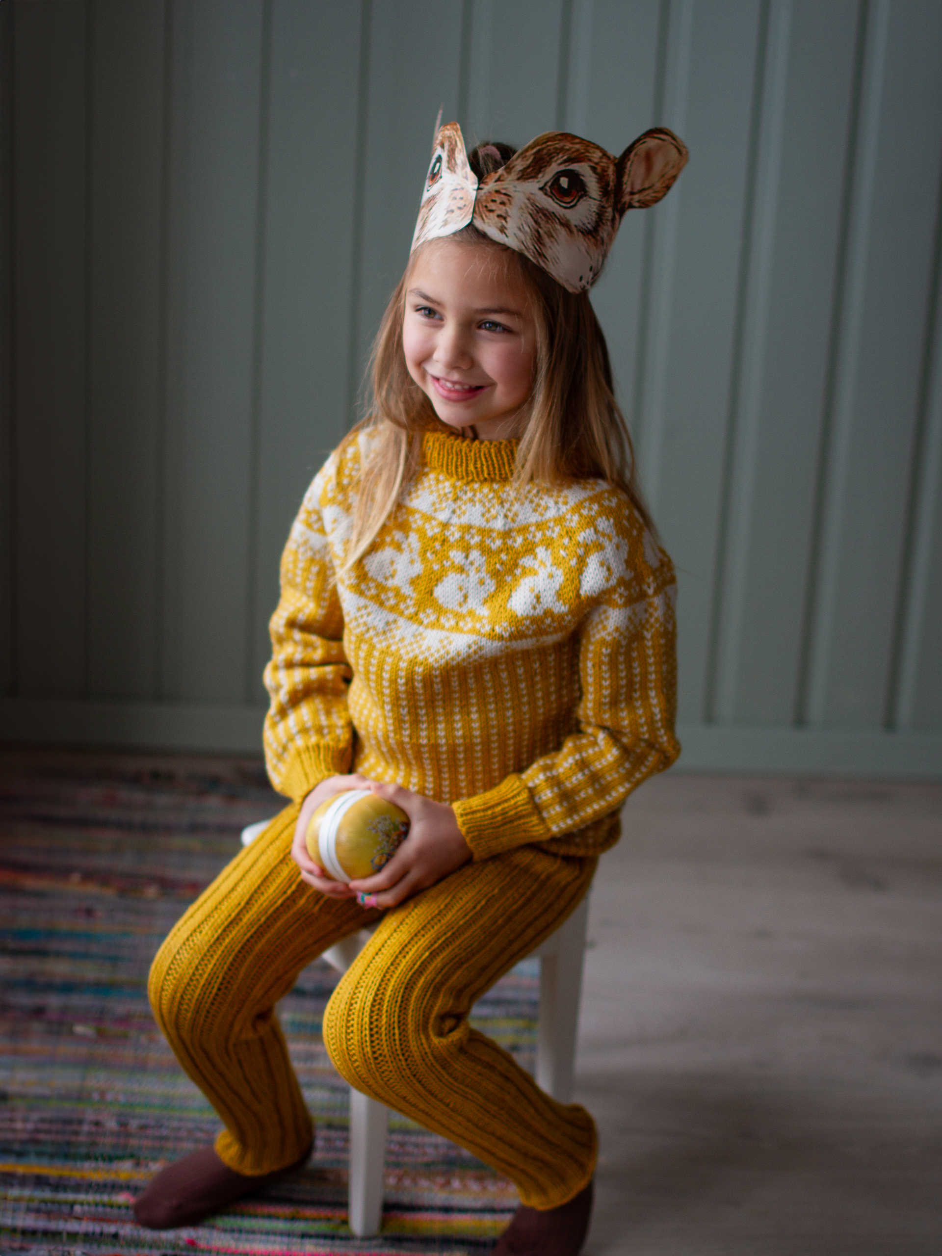 421K-08a LILLEHOPP tröja & mössa