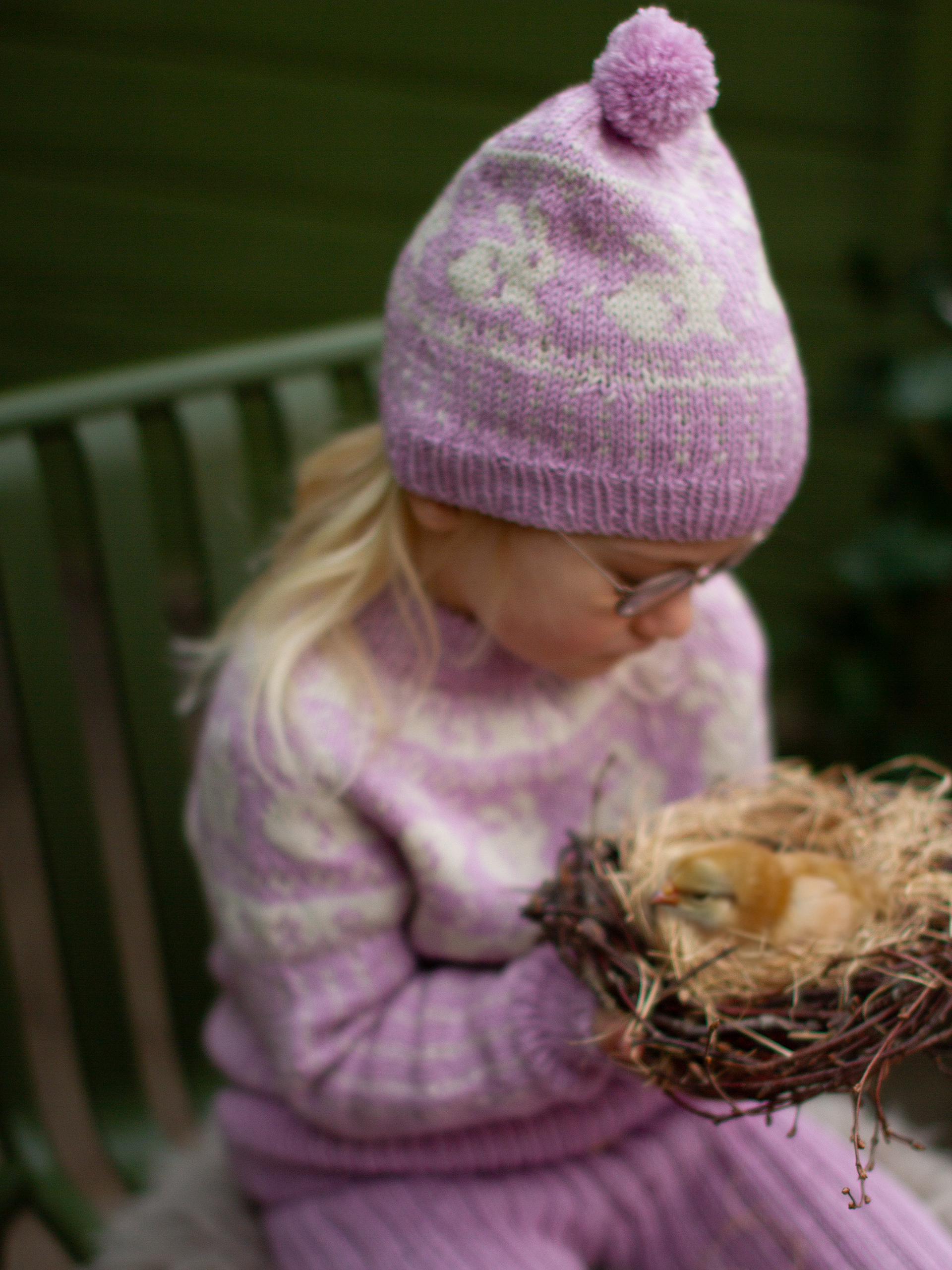 421K-08c LILLEHOPP tröja & mössa