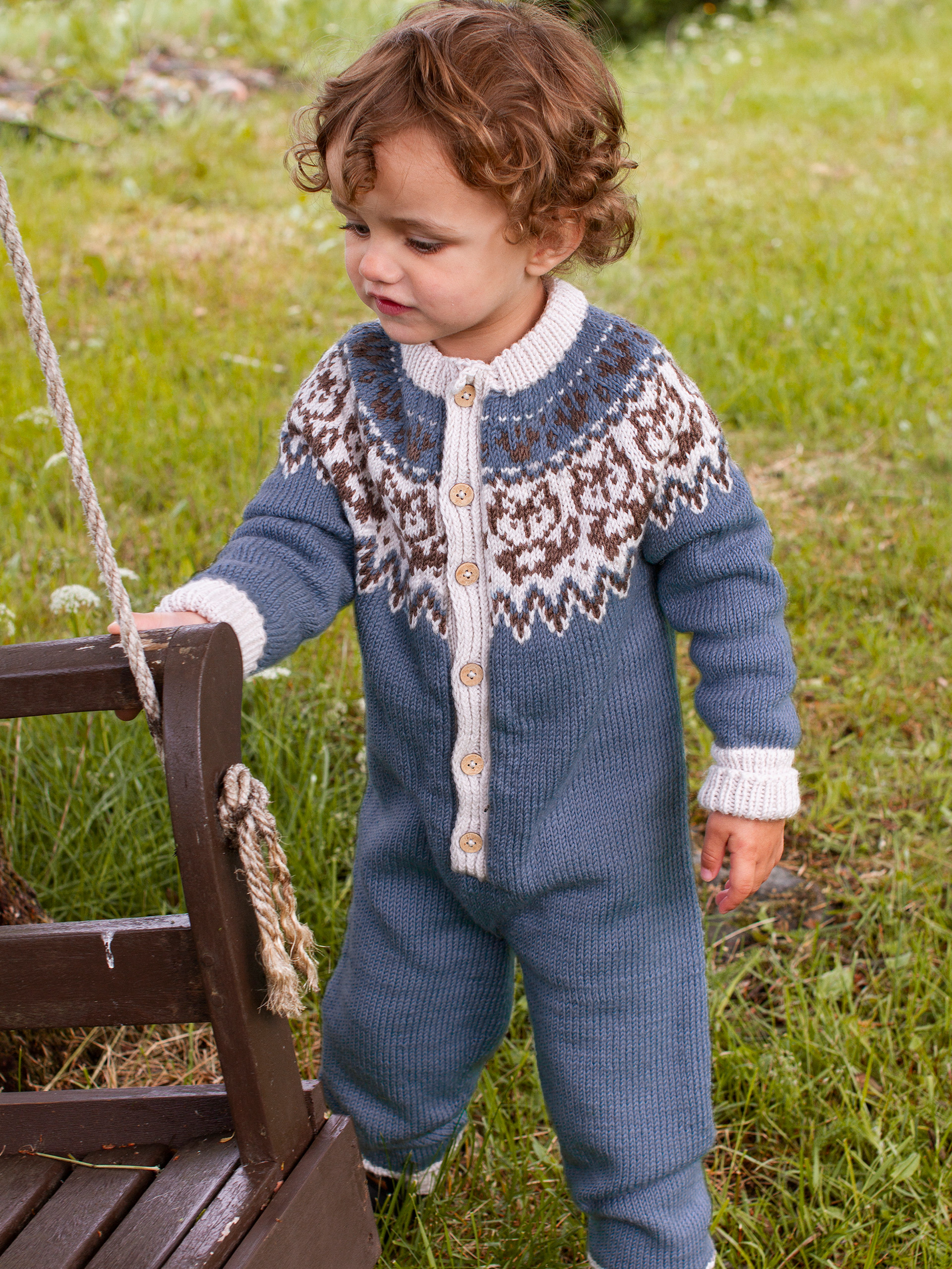 LURING heldräkt denim