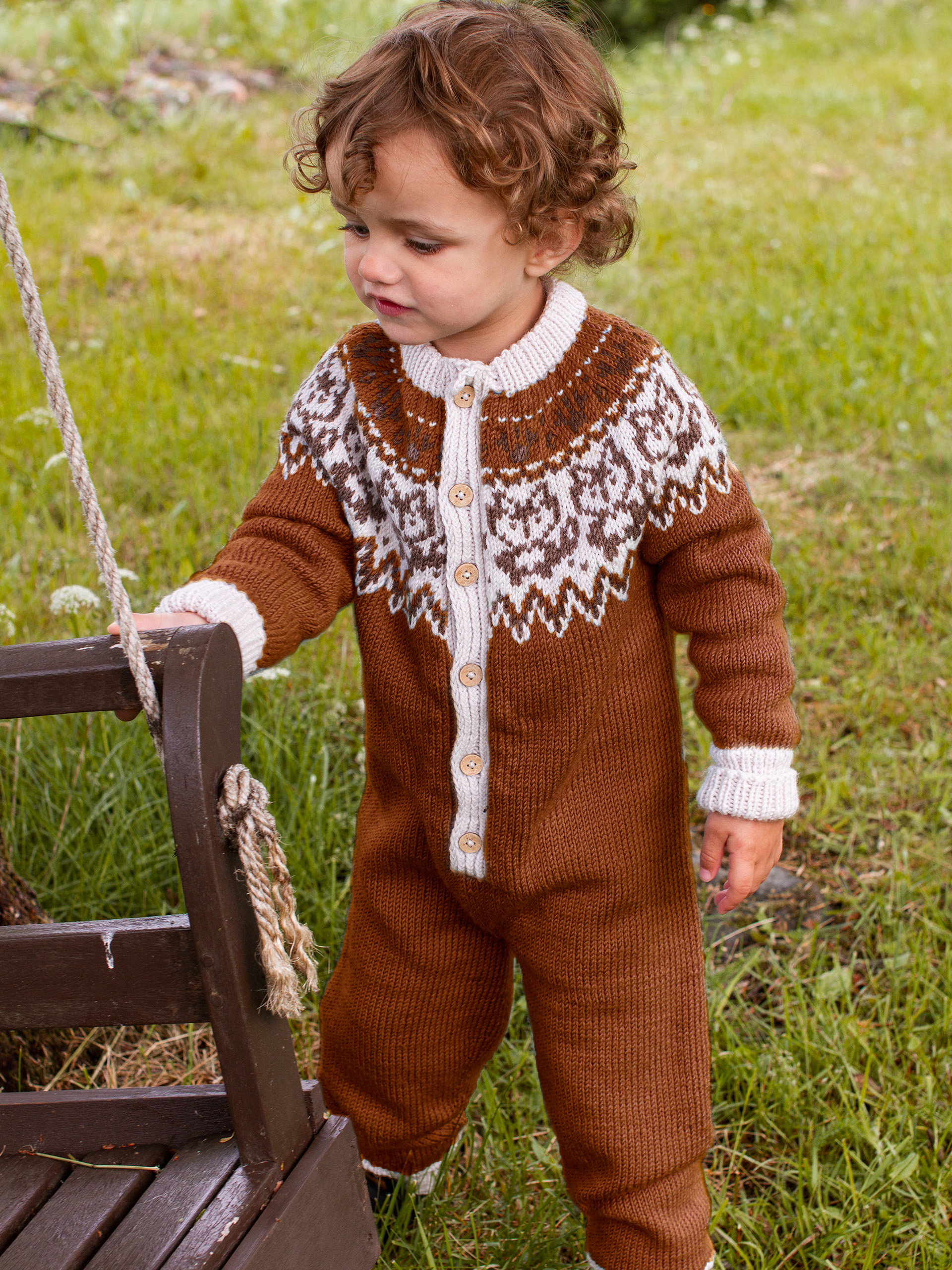 LURING heldräkt rostbrun