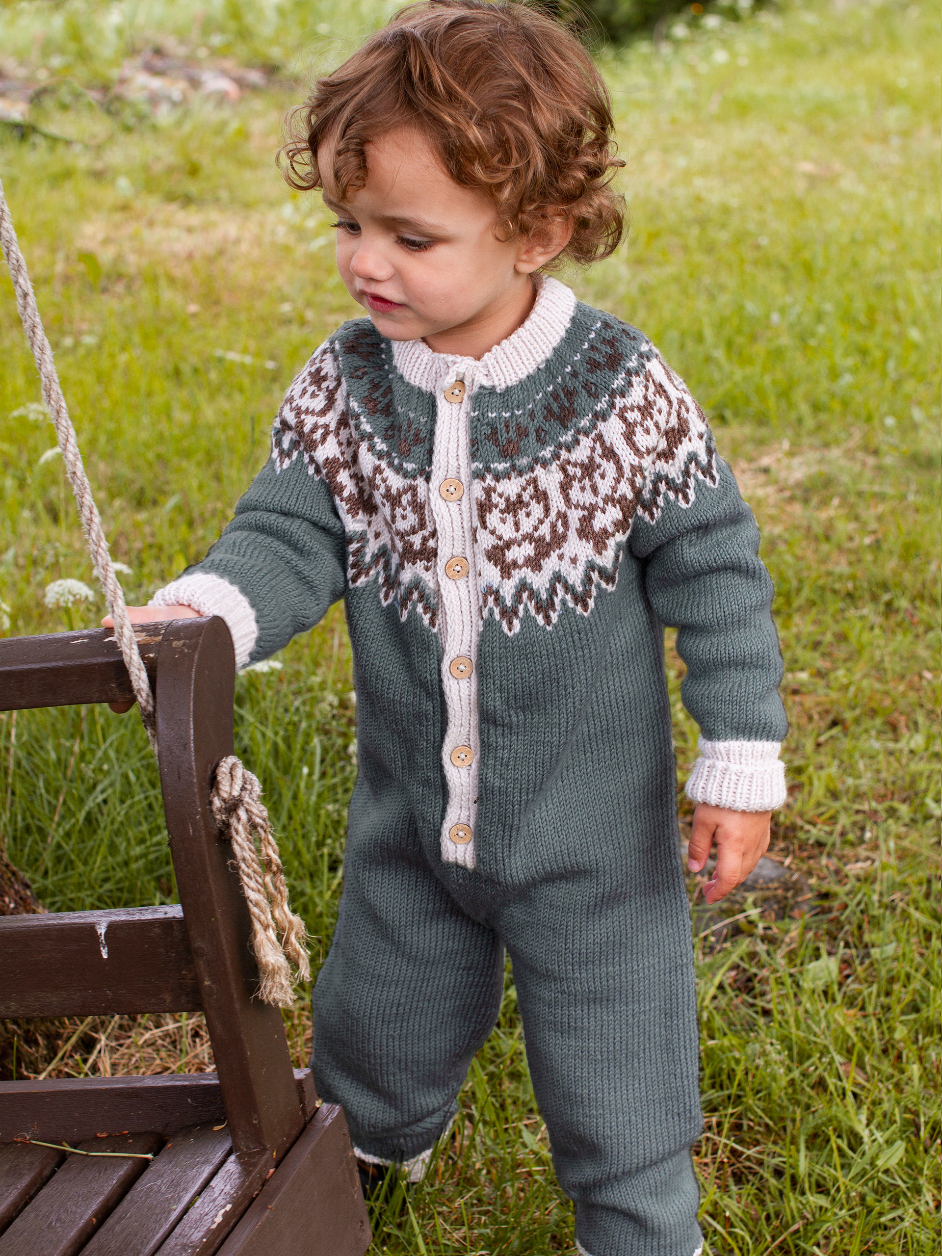 LURING heldräkt grågrön