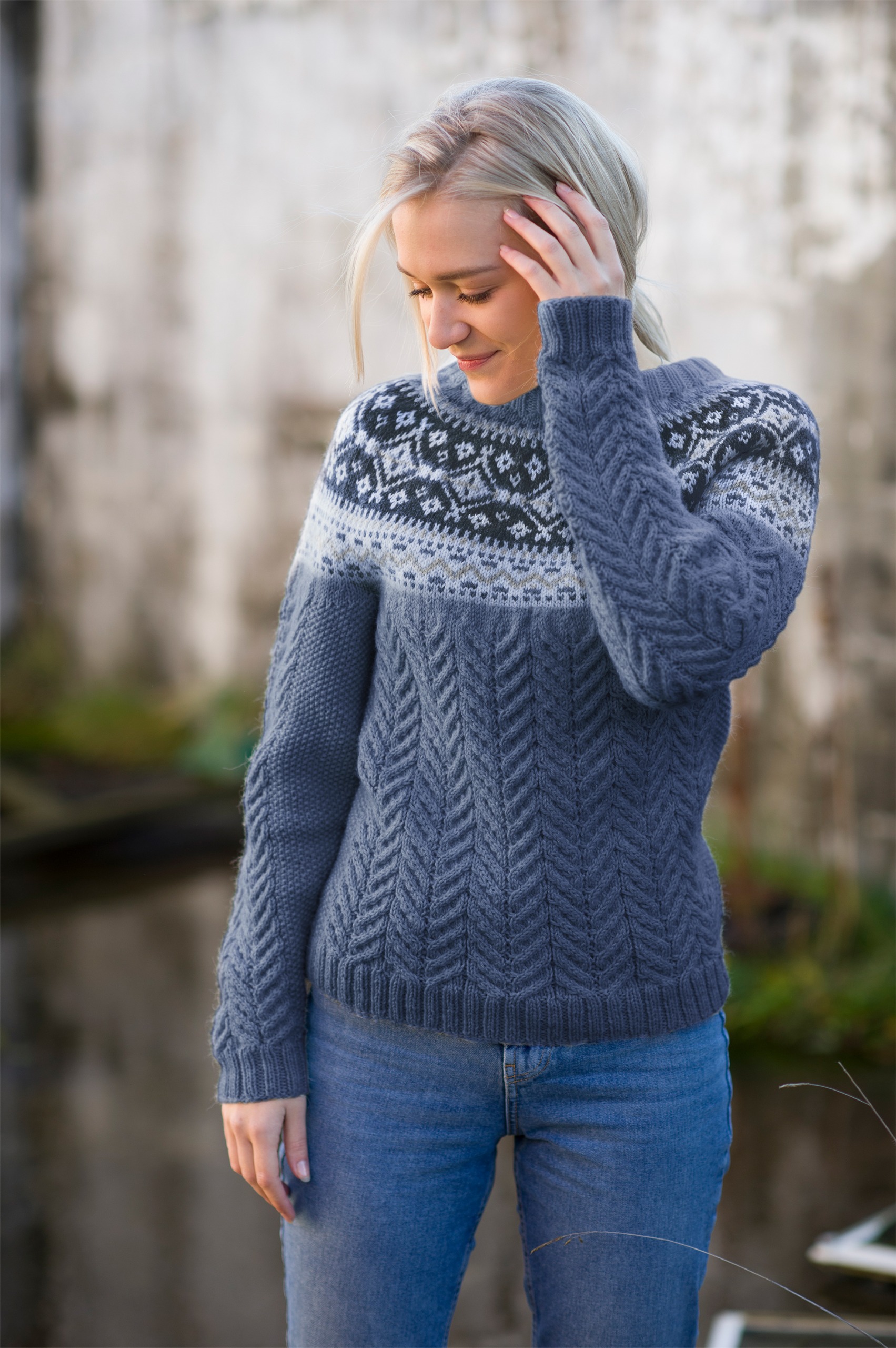 Marlene tröja denim