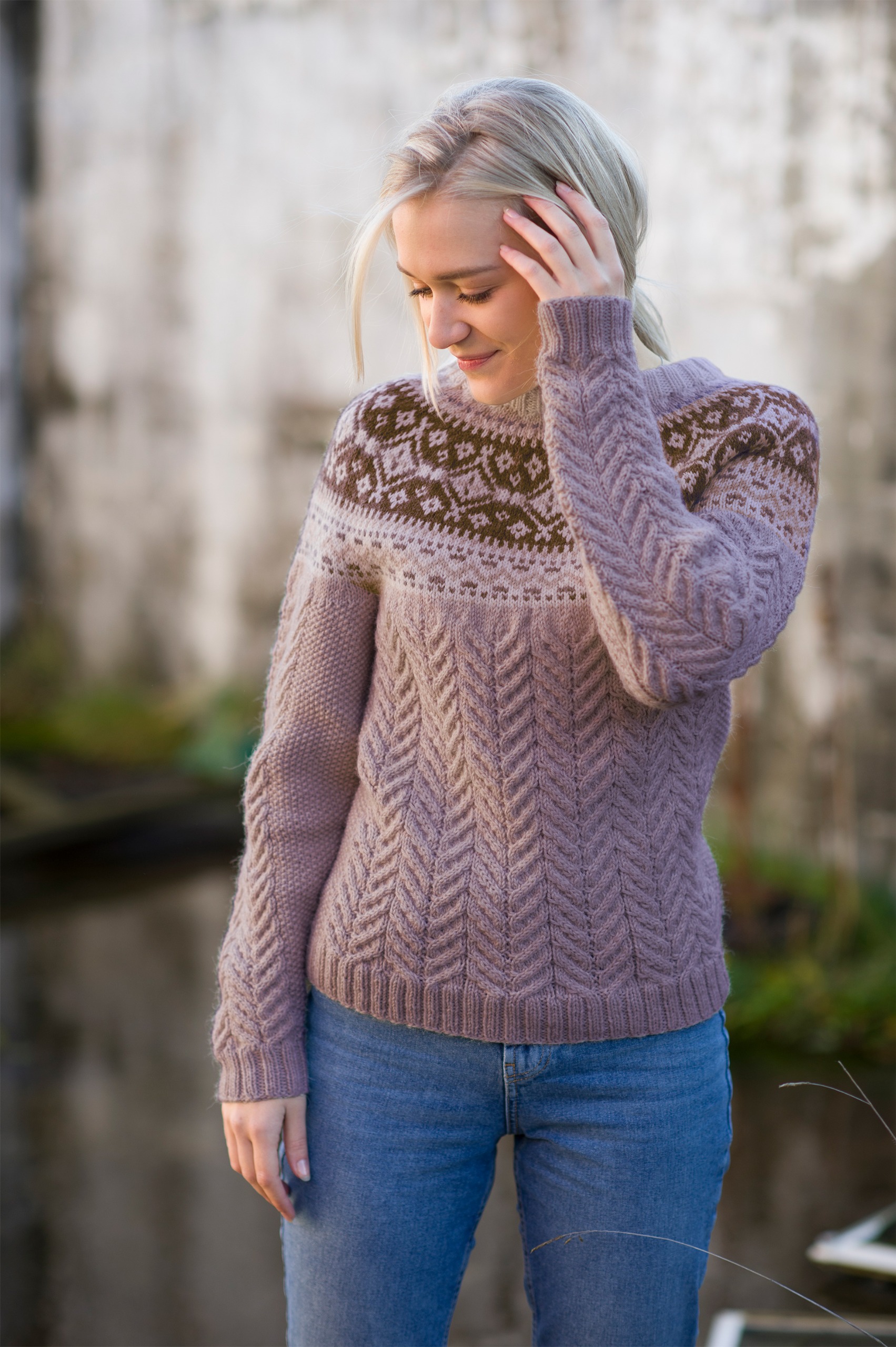 Marlene tröja dov grålila