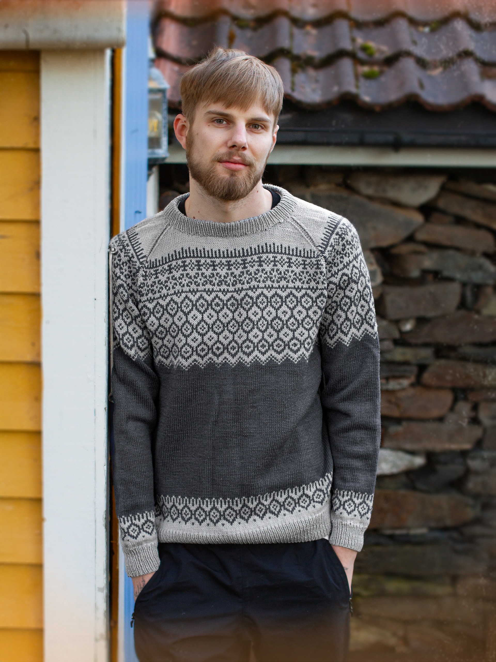 MATJA herrtröja marin