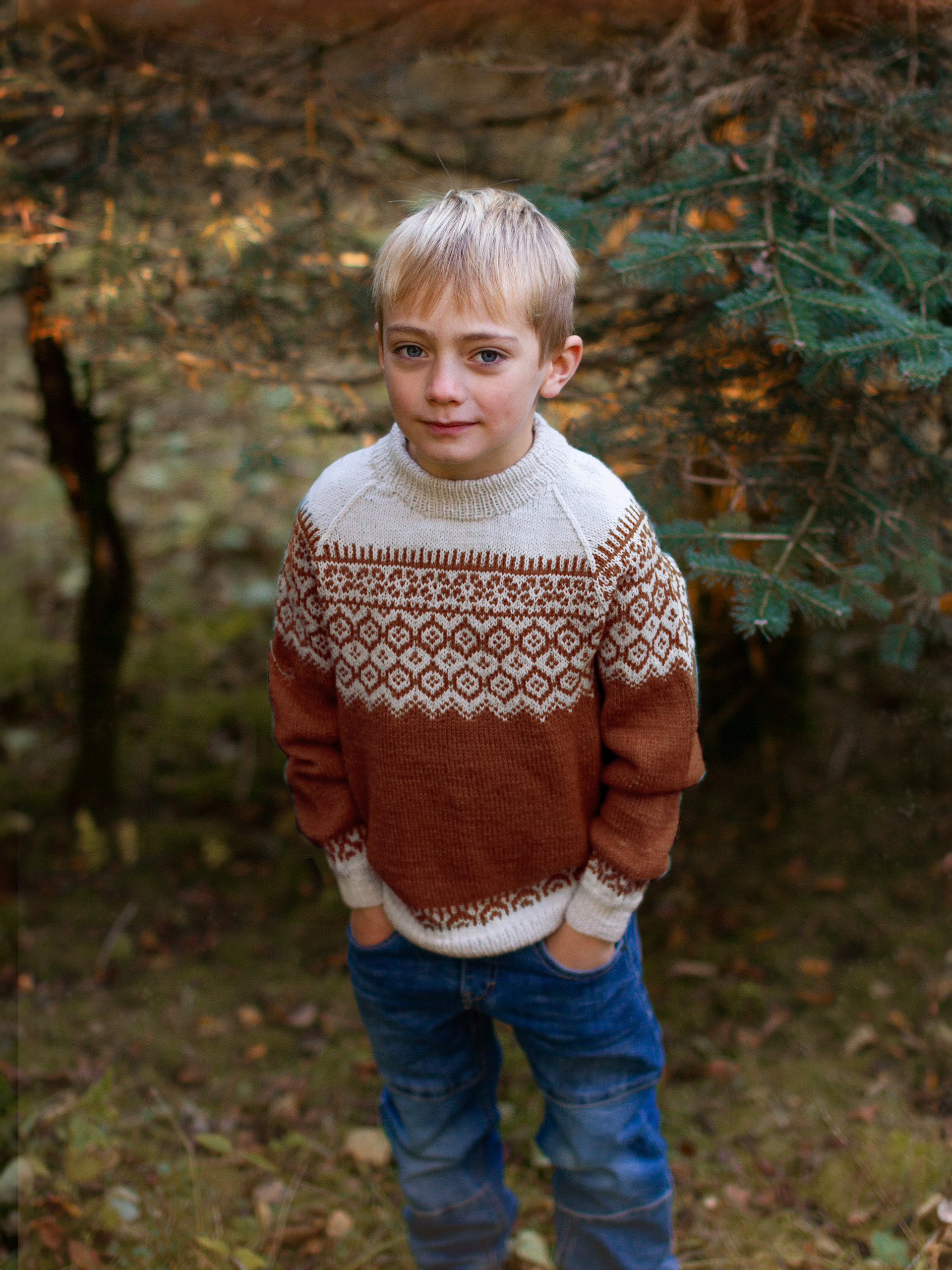 MATJA tröja mini kanel