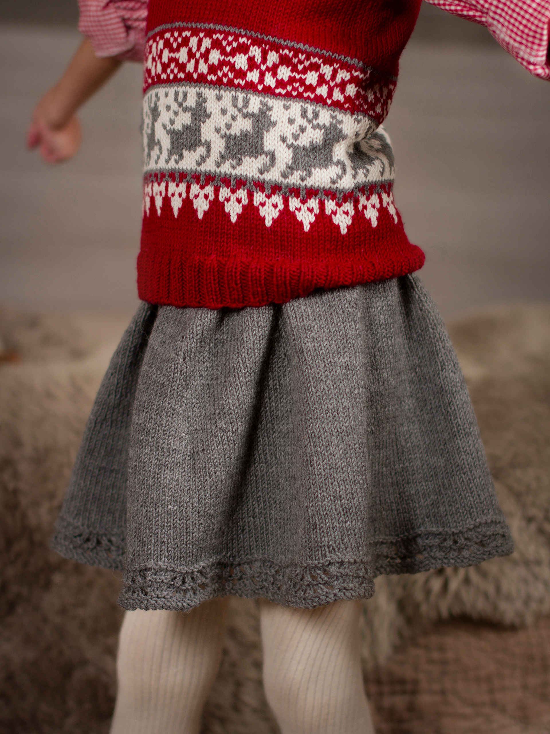 MIMMIS danskjol gråmelerad