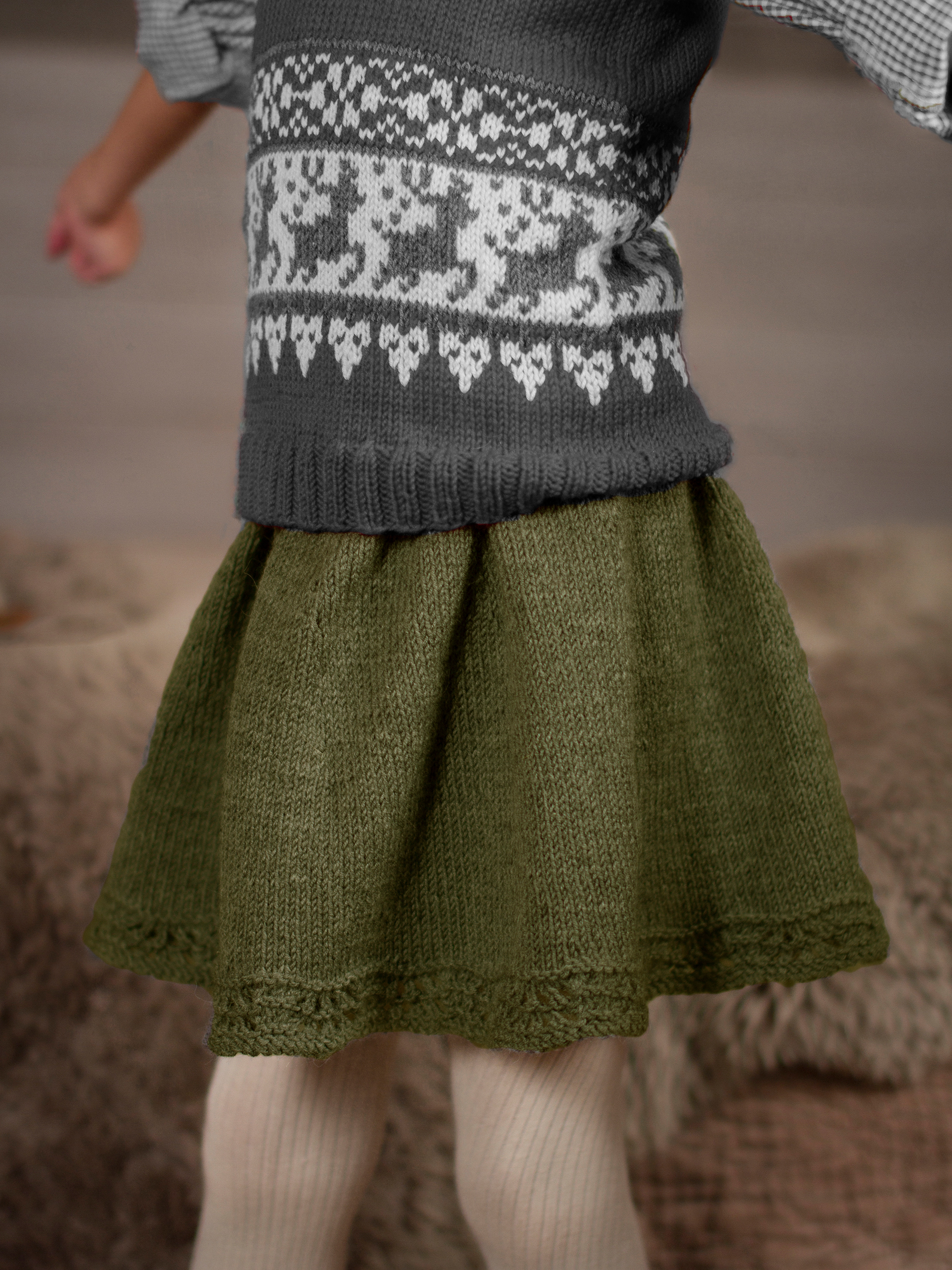 MIMMIS danskjol mörk oliv