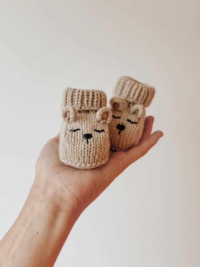 Mini Björn tofflor desert