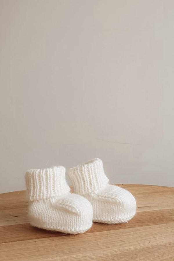 Mini Jord tofflor snow