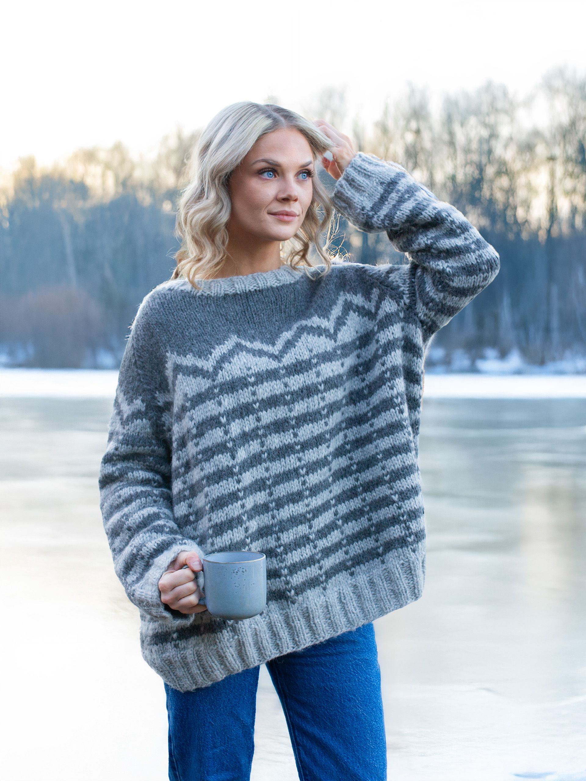 521K-13a MYRA tröja dame