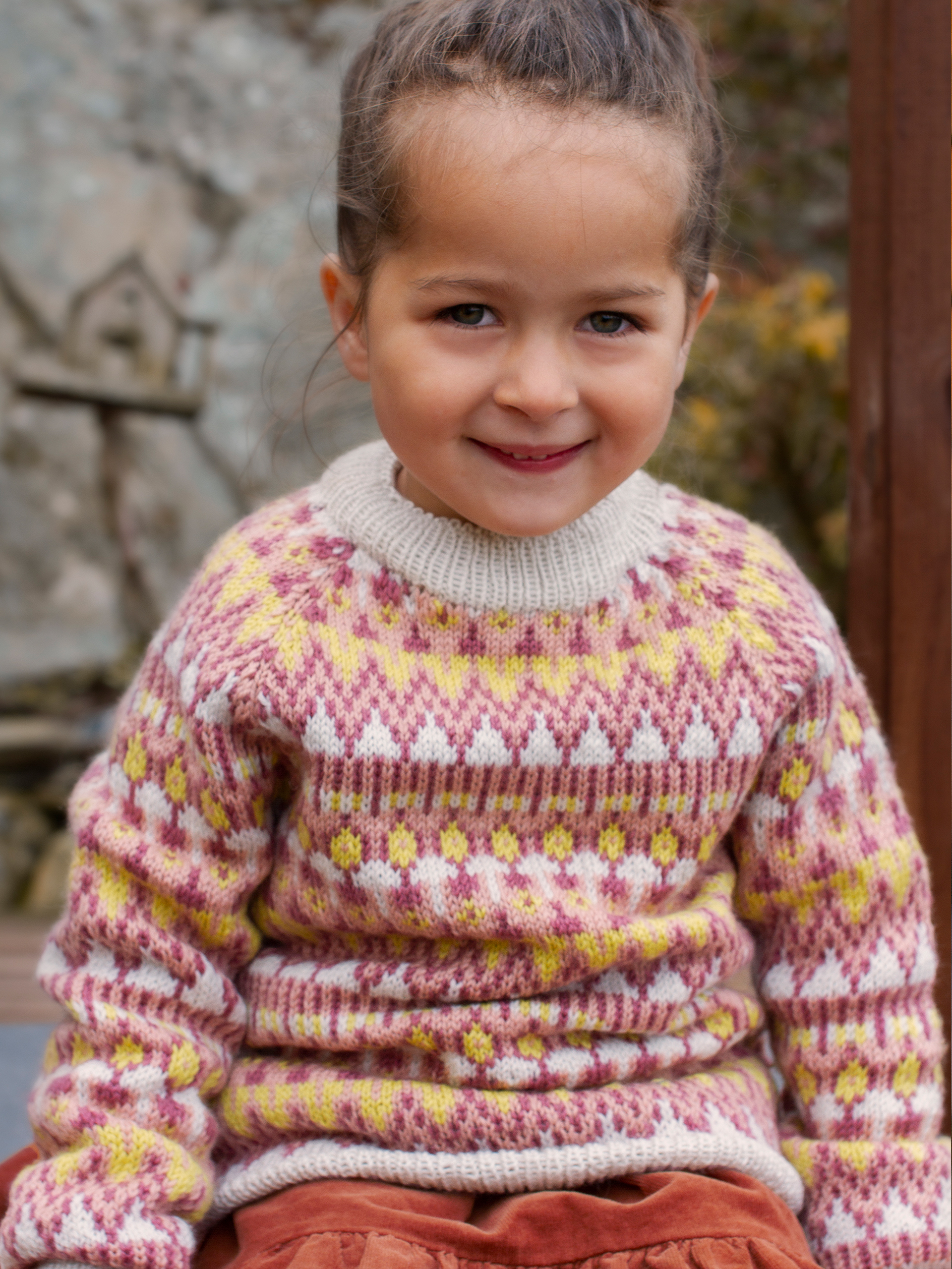 NUNA tröja dus fersken