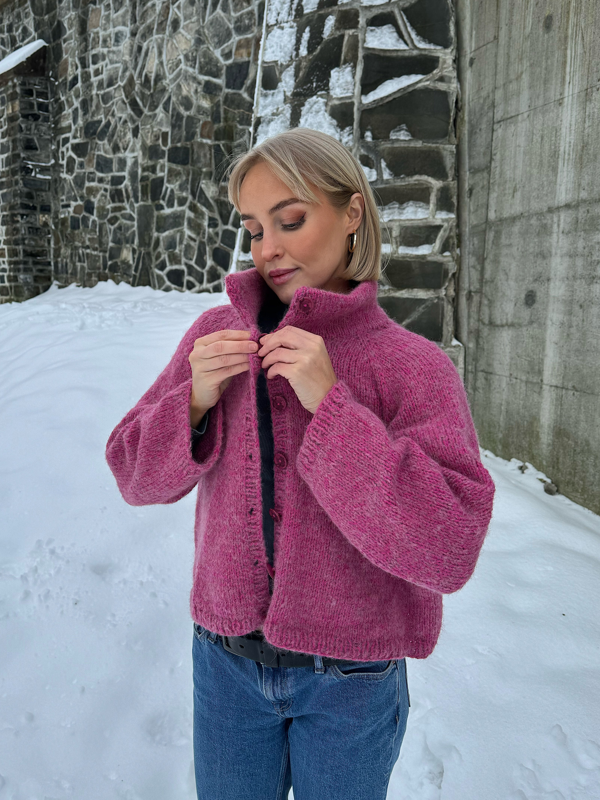 ØK 06-06 Haga chunky cardigan