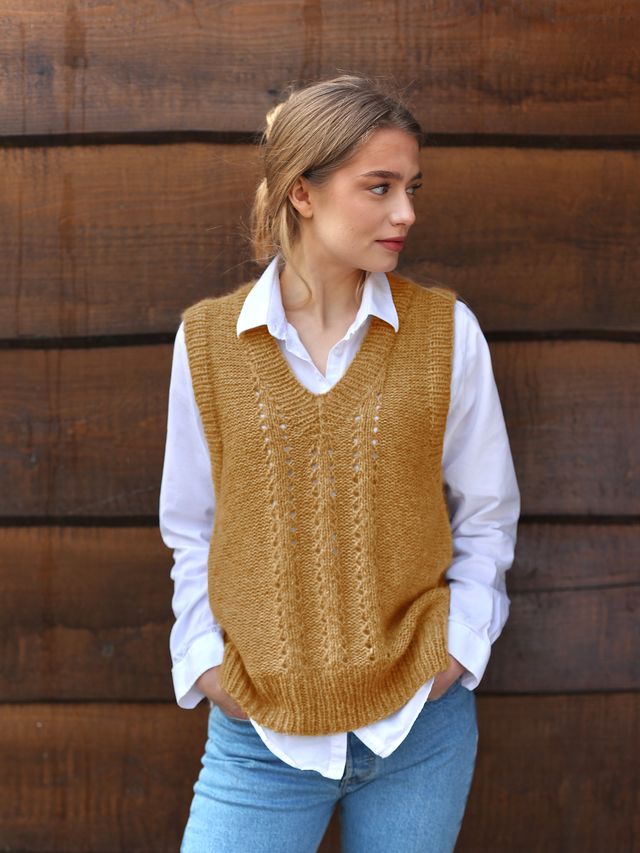 EAST väst ockra gul