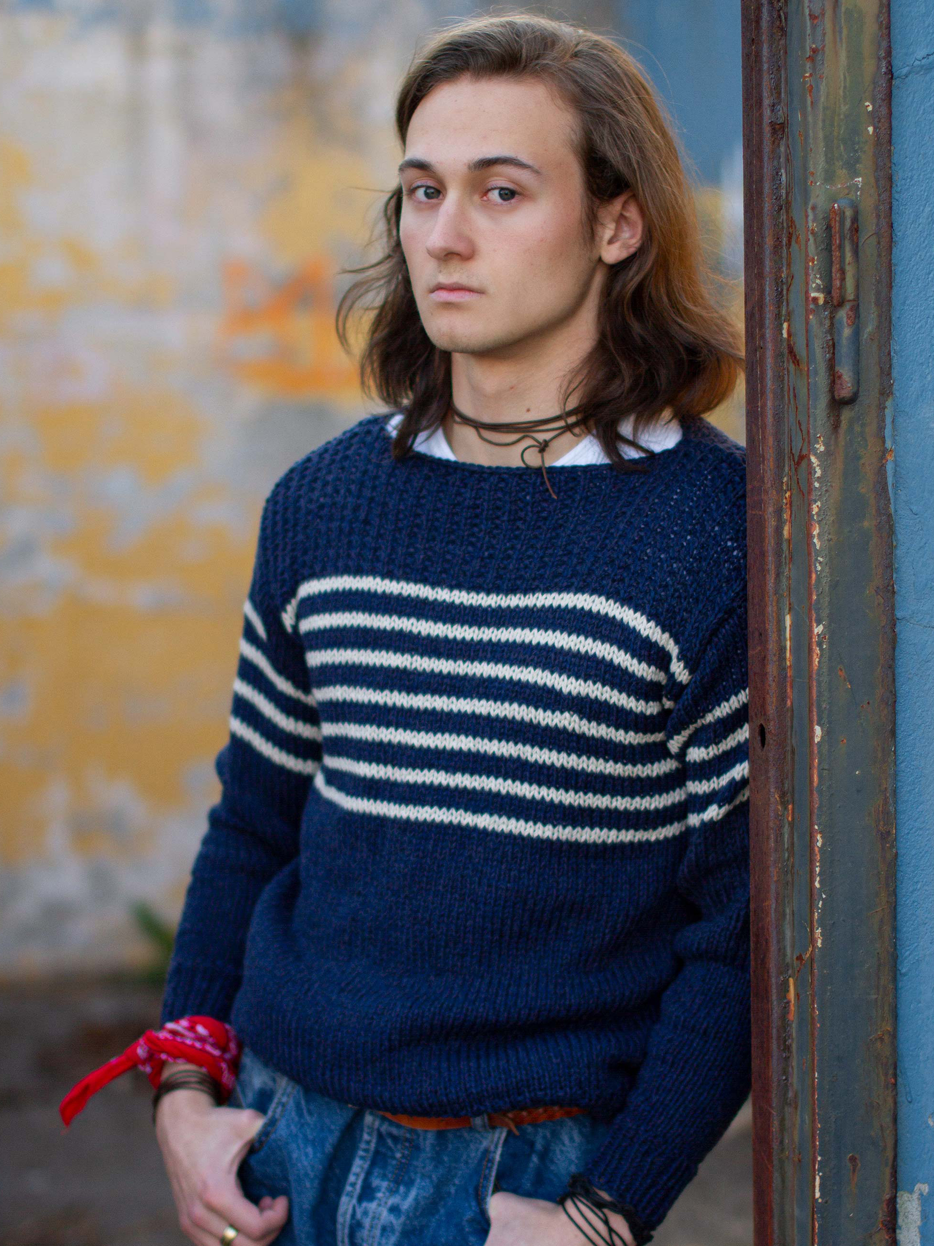 PAUL tröja marineblå