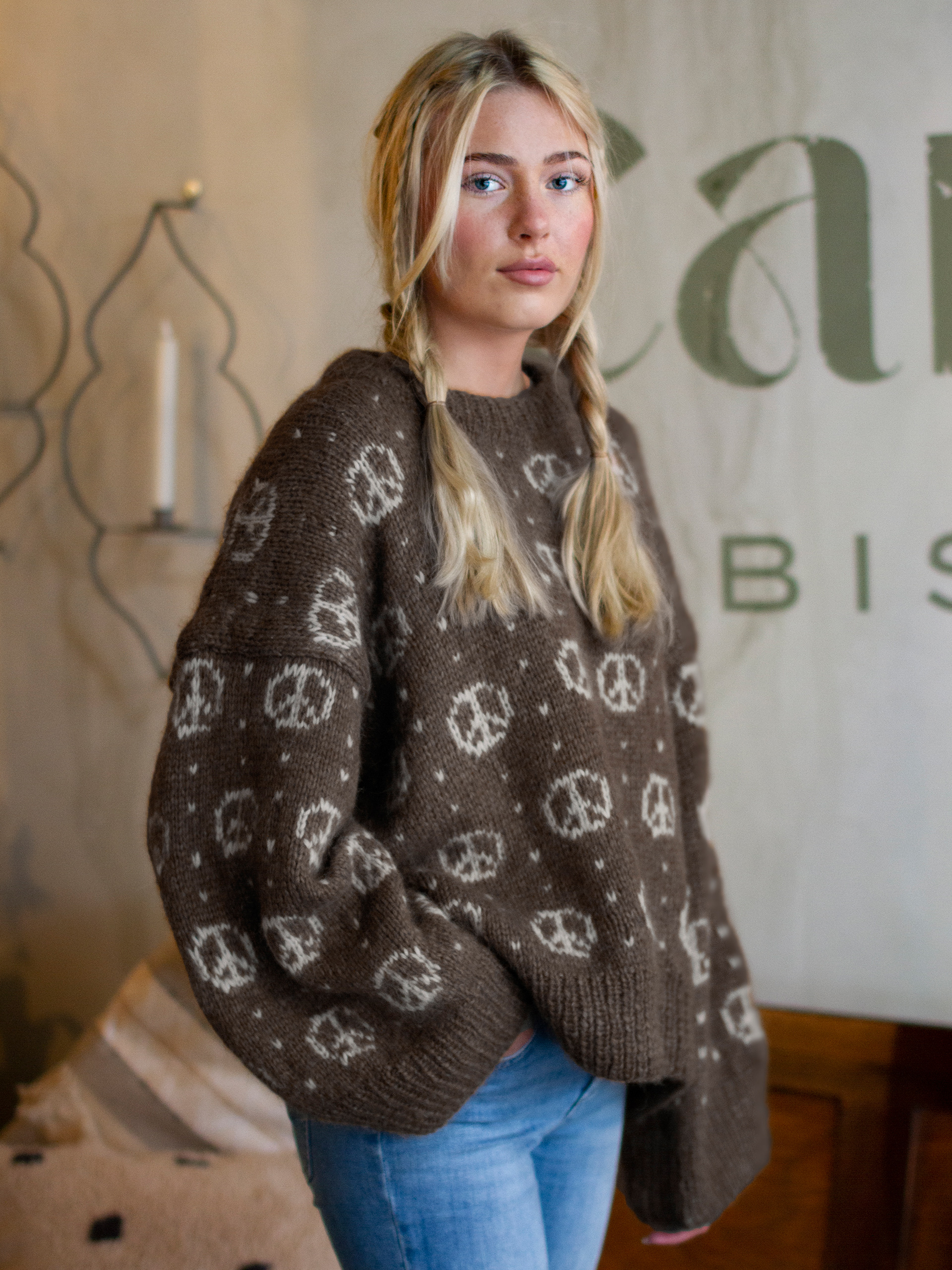 322K-05e PEACE tröja