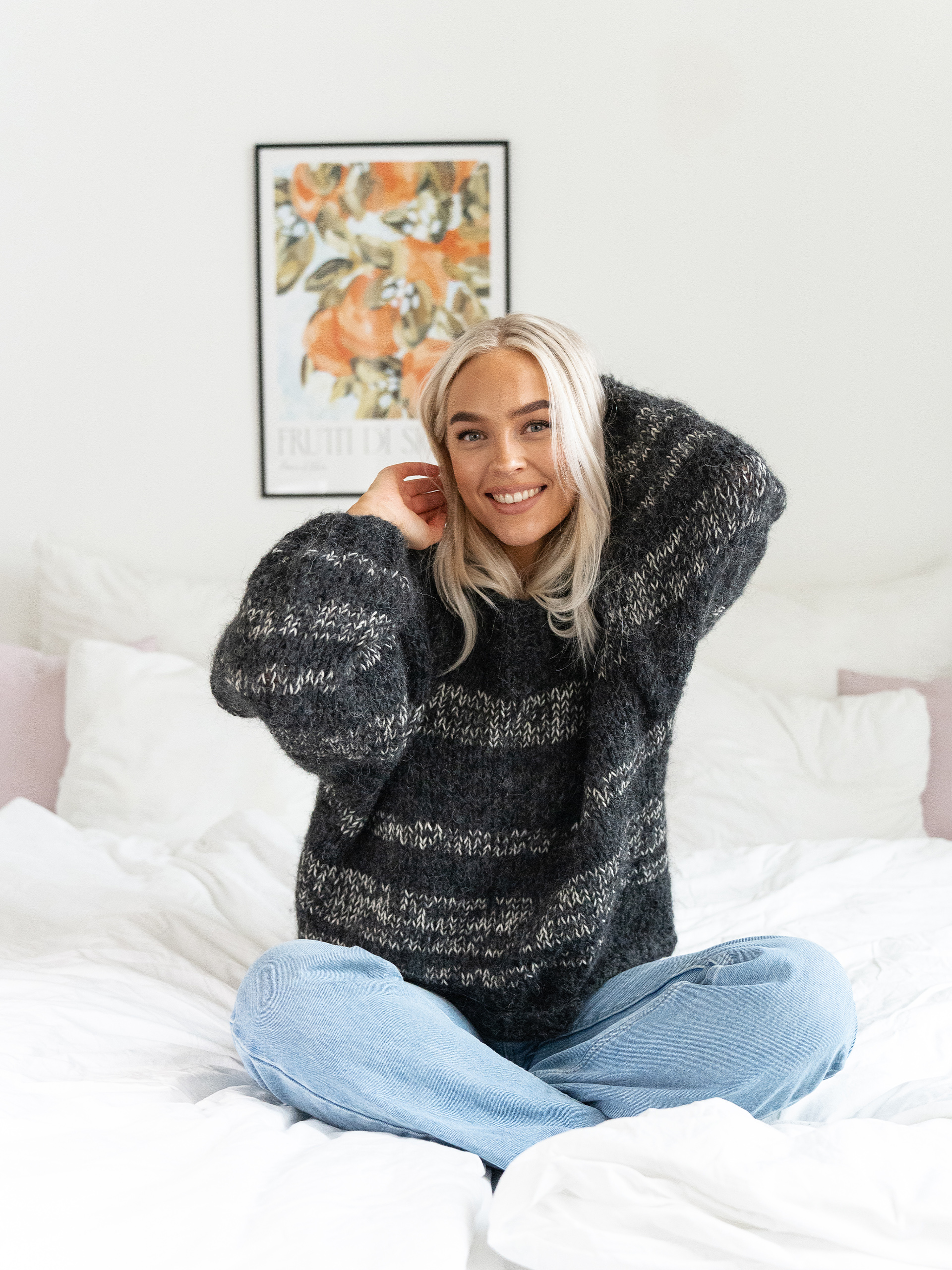 PLUMERIA genser svart