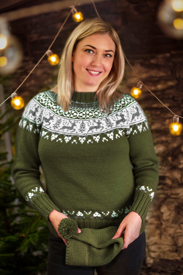 Reindans genser dame