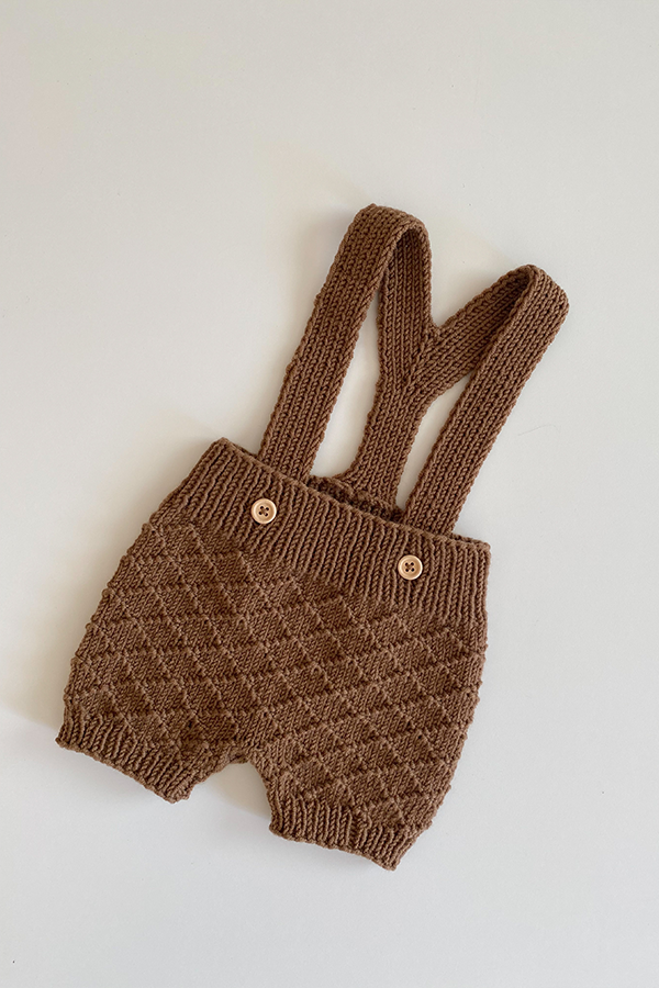 Festshortsen earthy brown