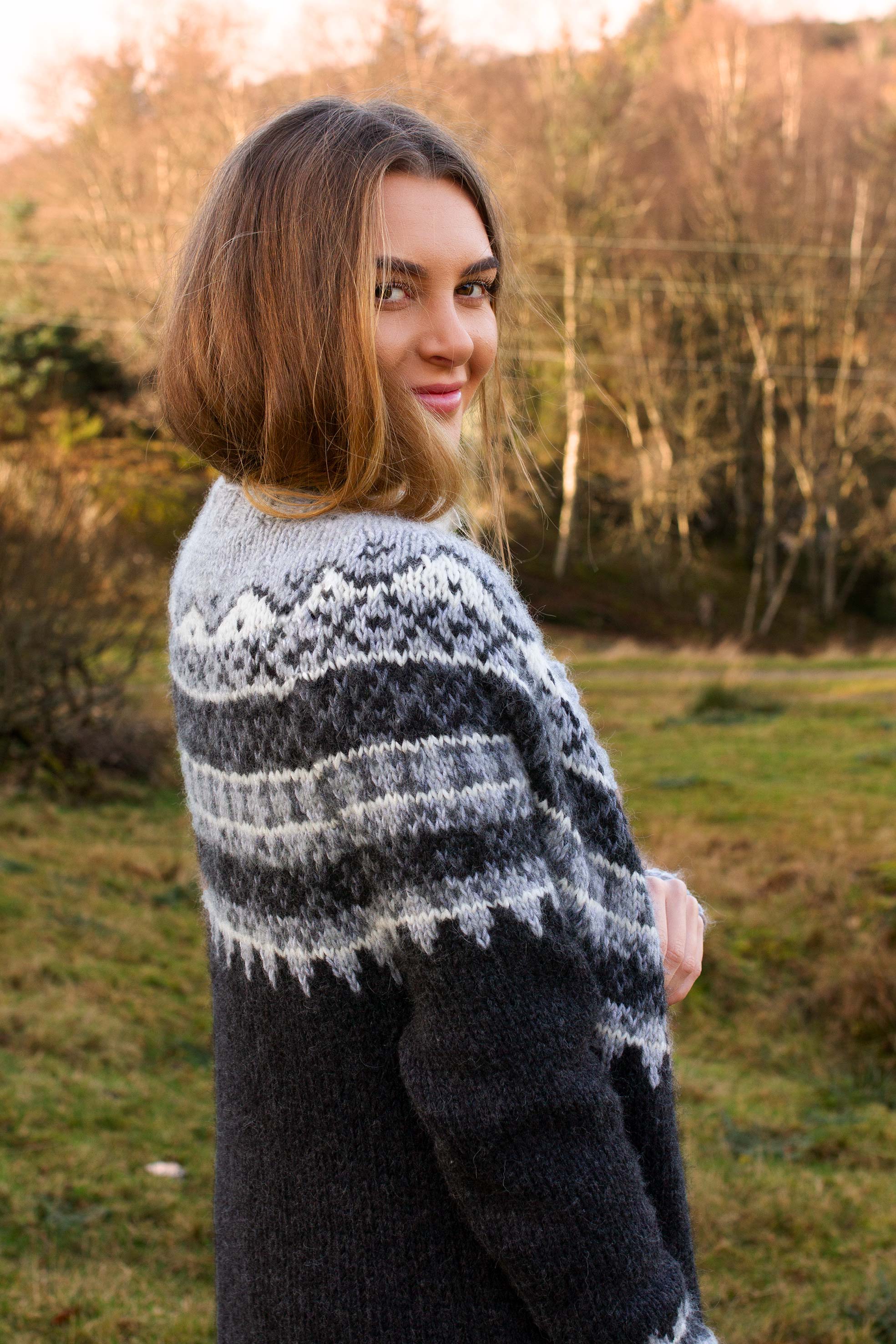 SIGGJO lång kofta koks