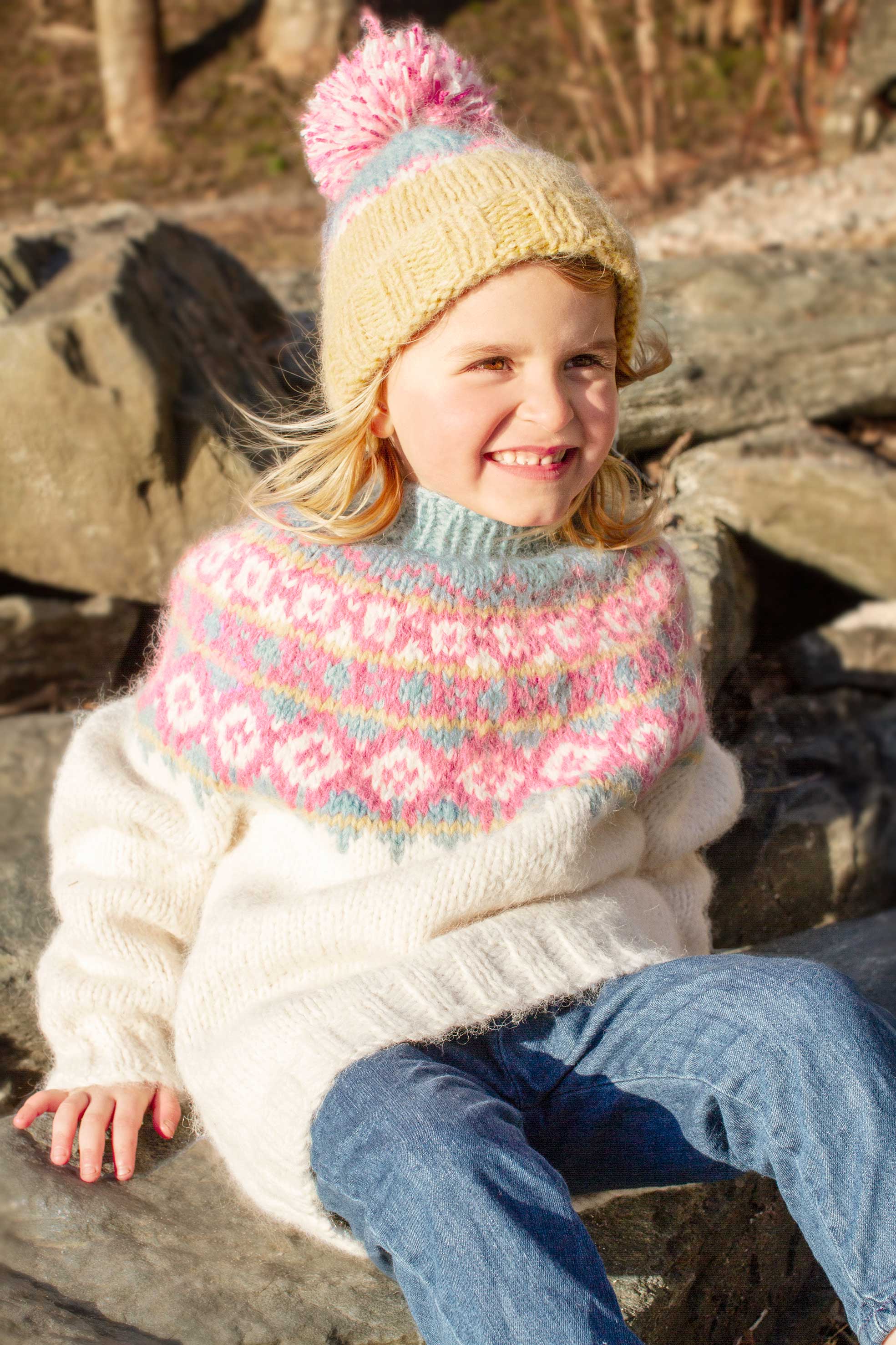 SIGGJO Mini med mössa Natur candy