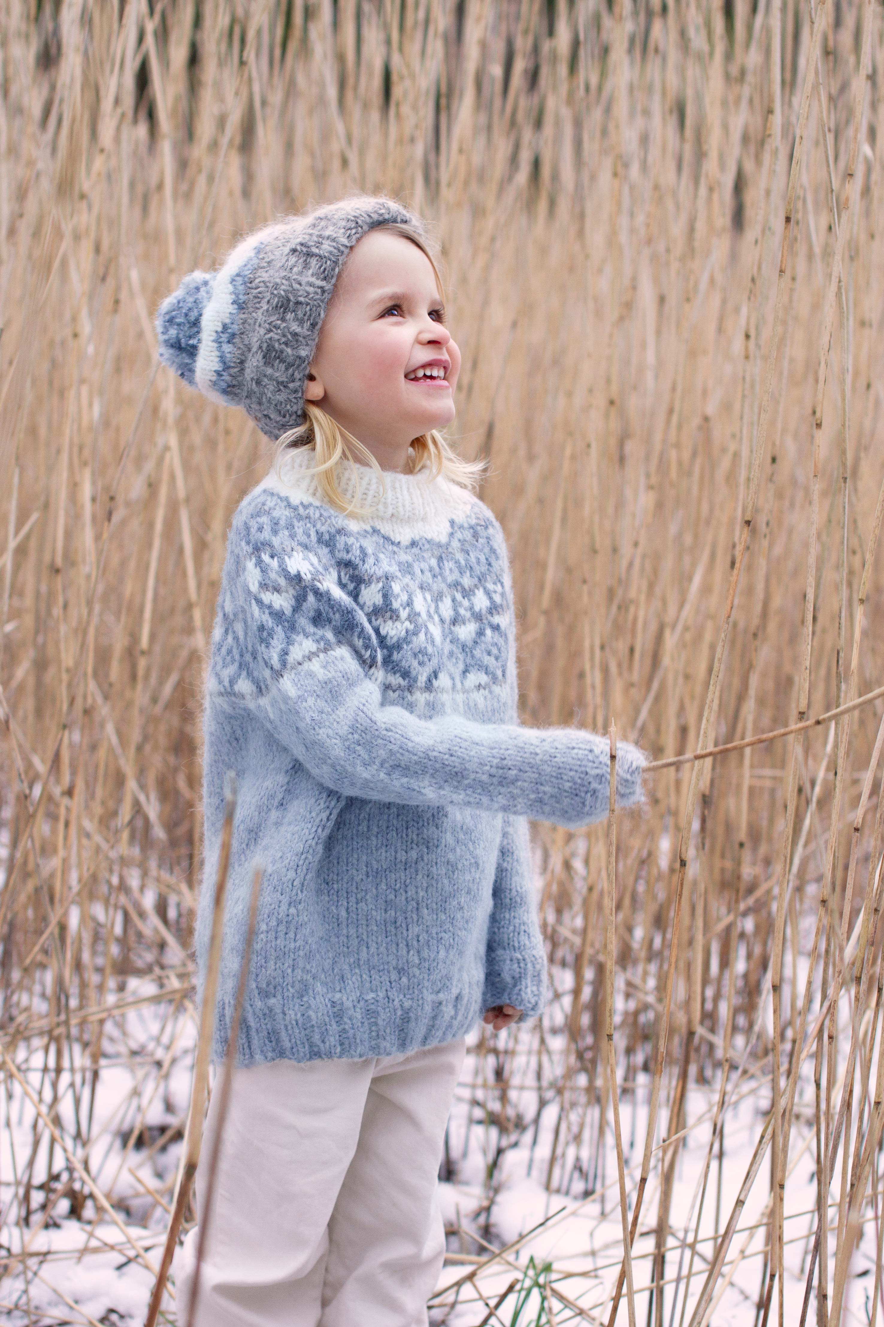 SIGGJO Mini med mössa Dimma blå