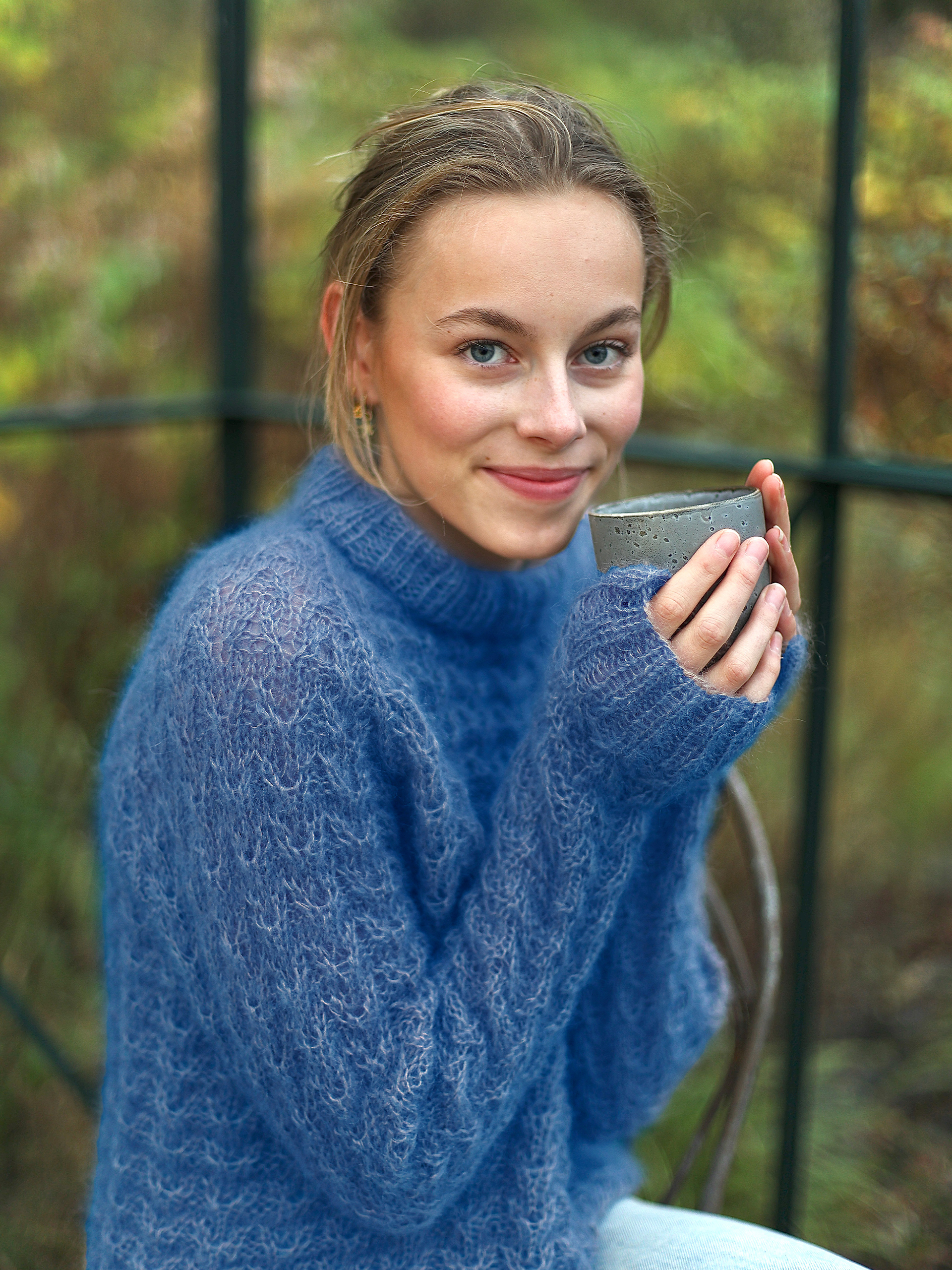 SINA tröja blåklokke