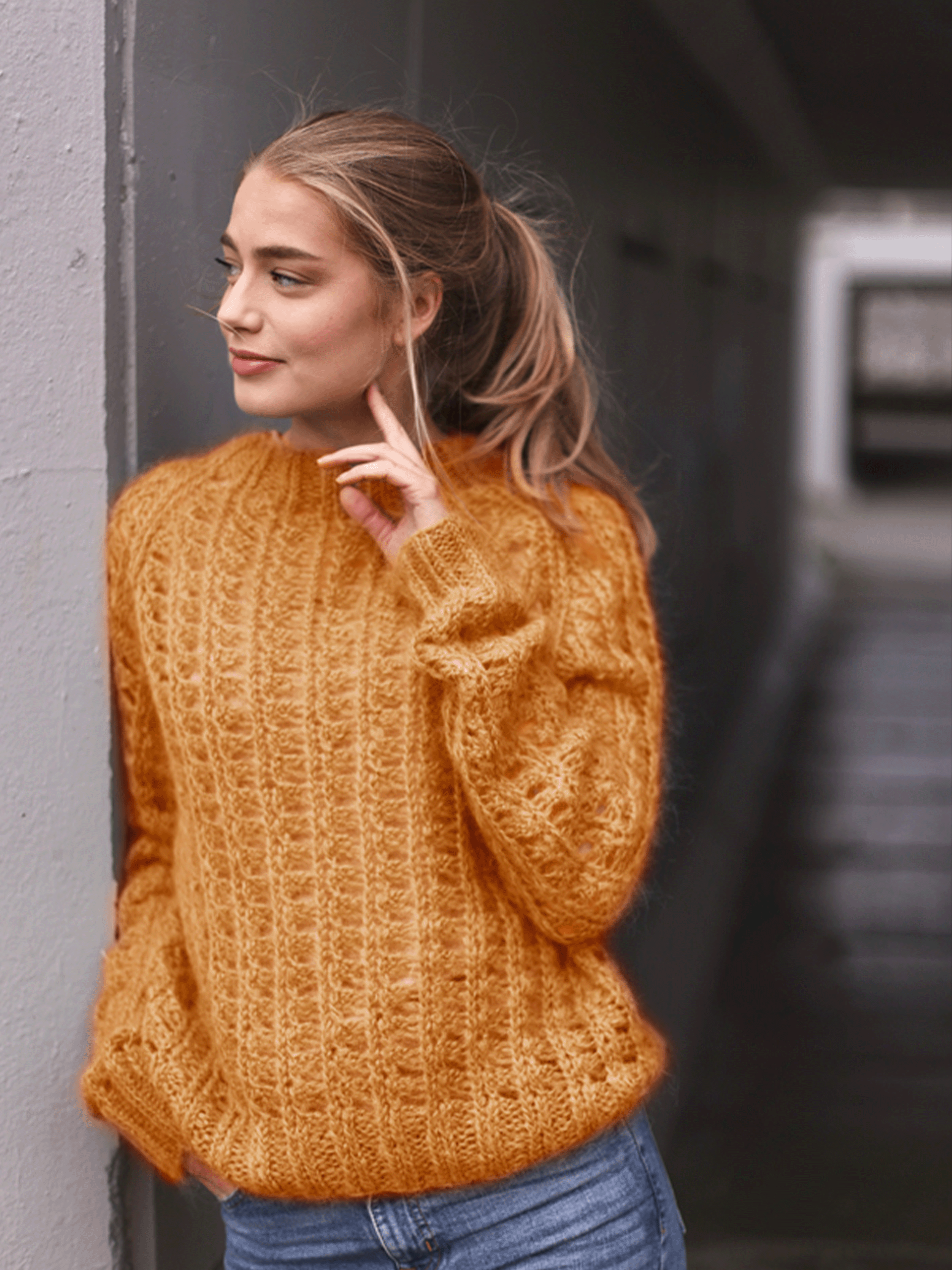 SO HALLY tröja safran