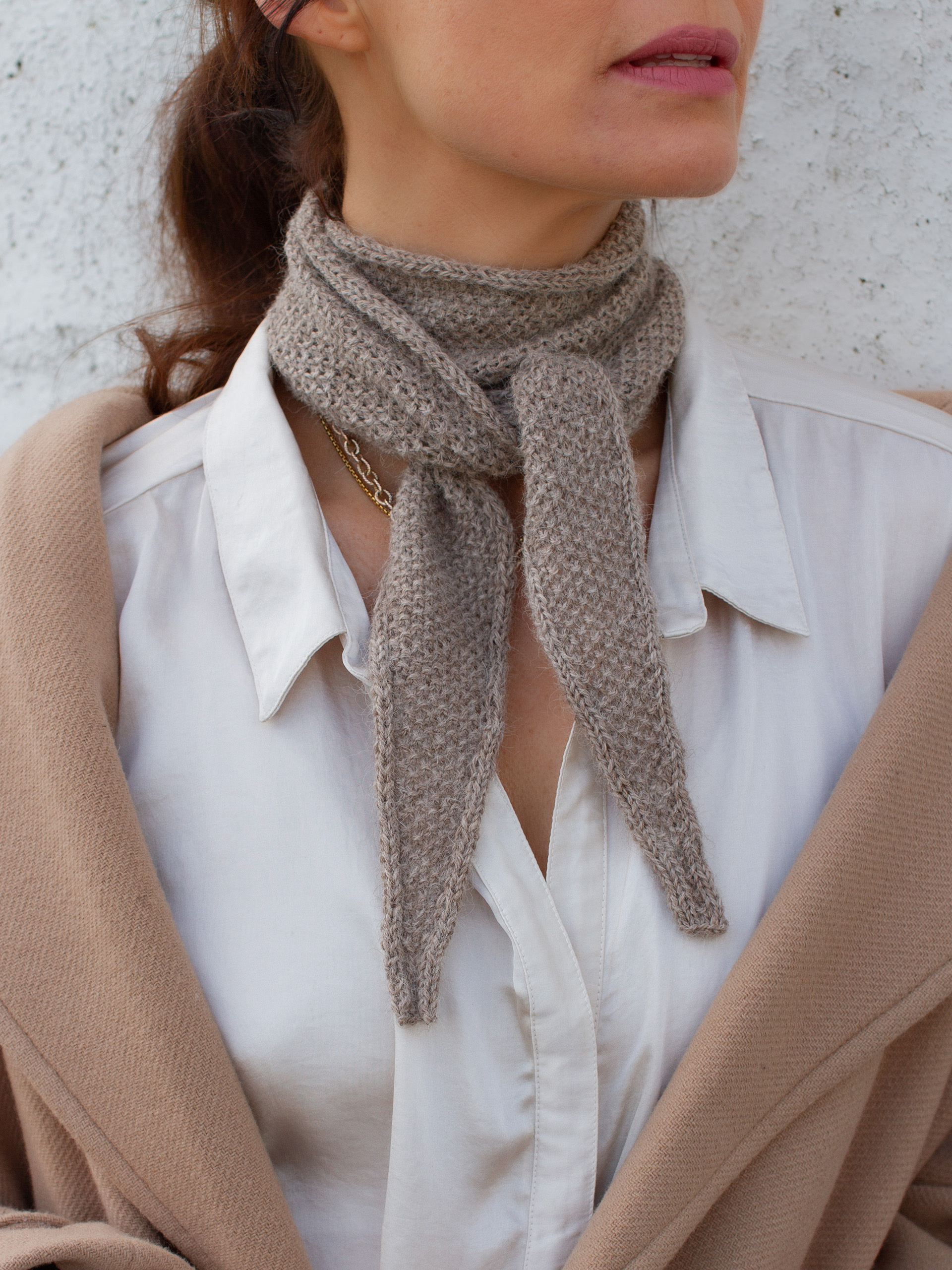 Softie scarf beige