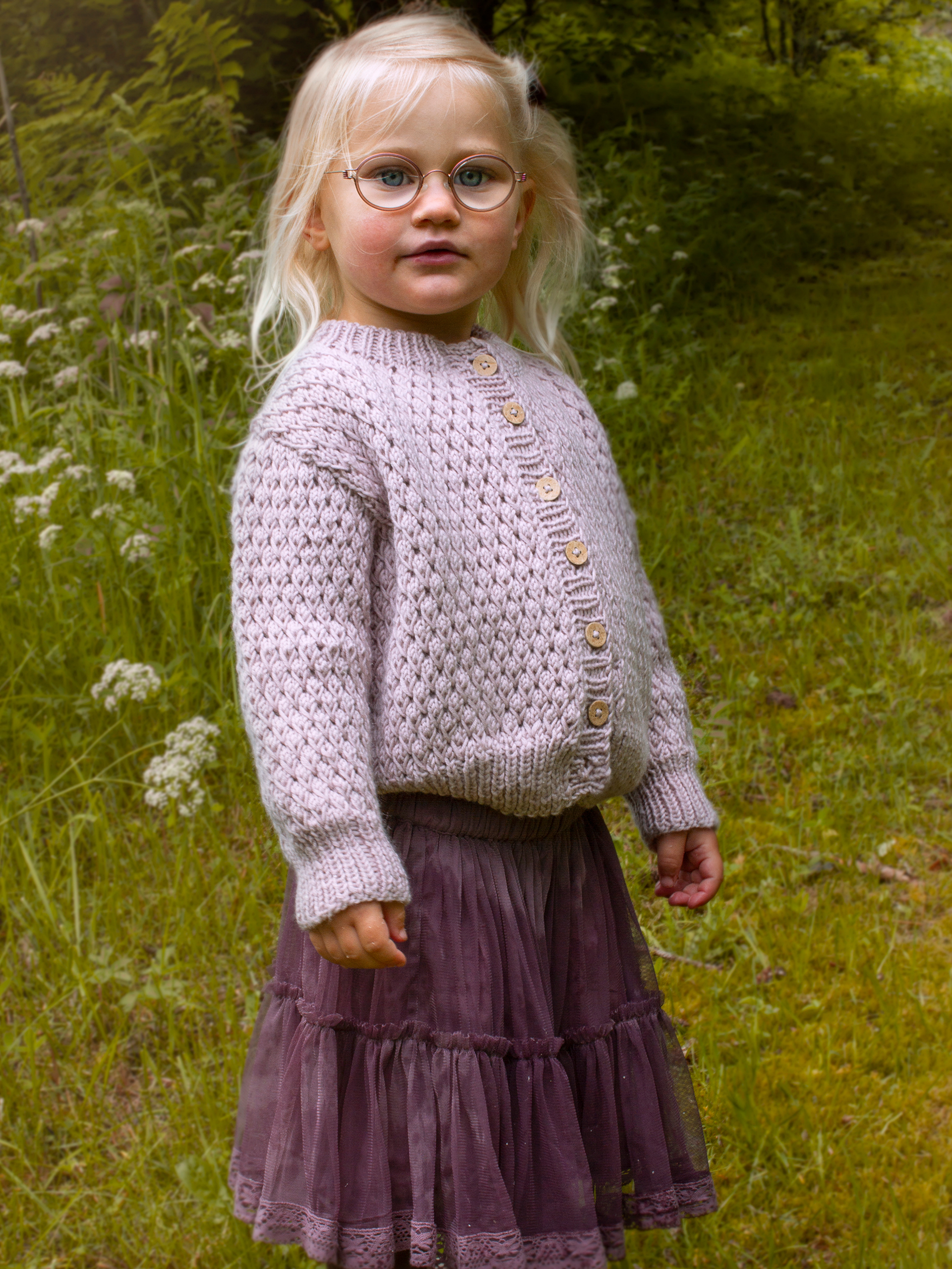 STAVA jacka ensfärgad pudderrosa